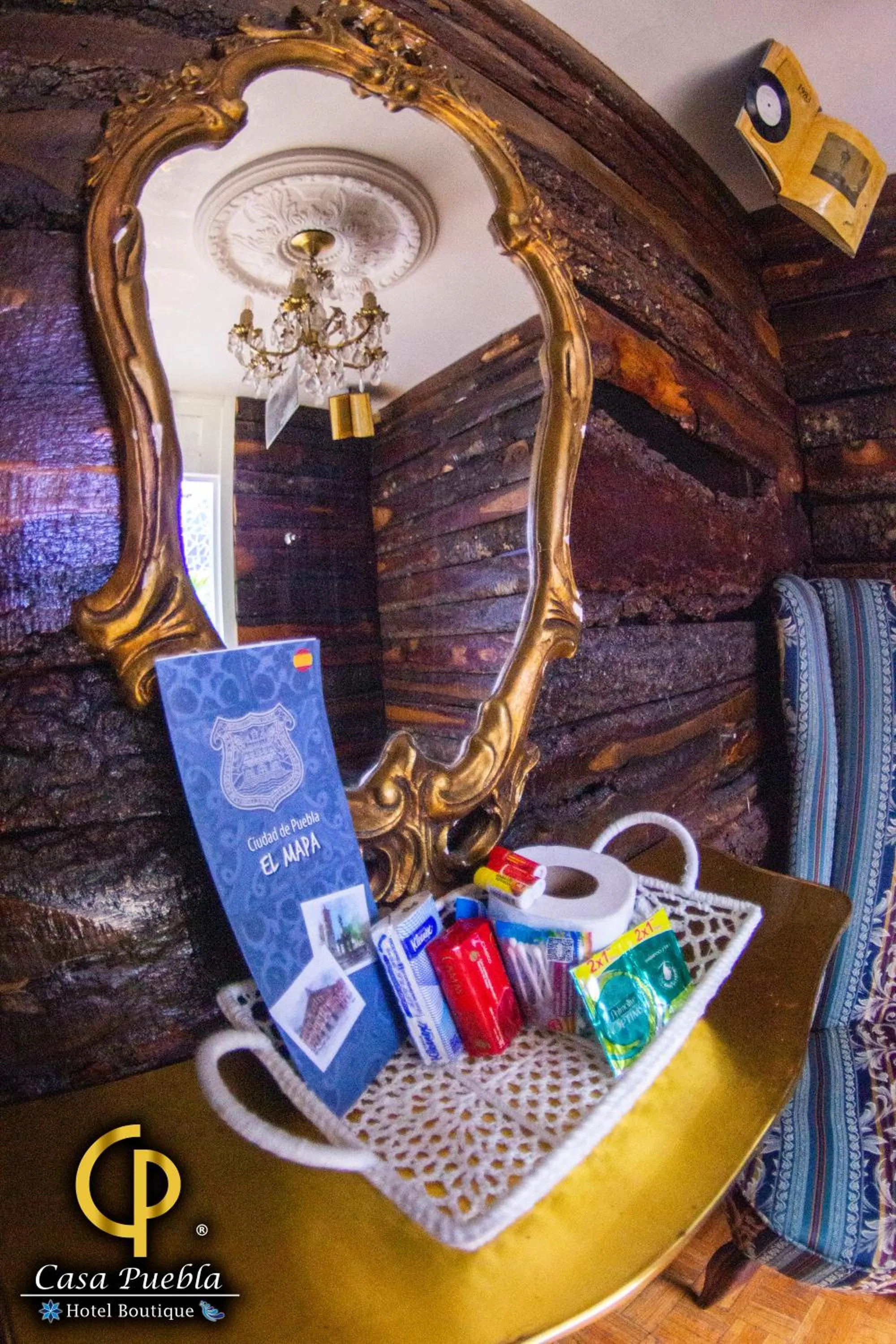 Decorative detail in Hotel Temático Casa Puebla