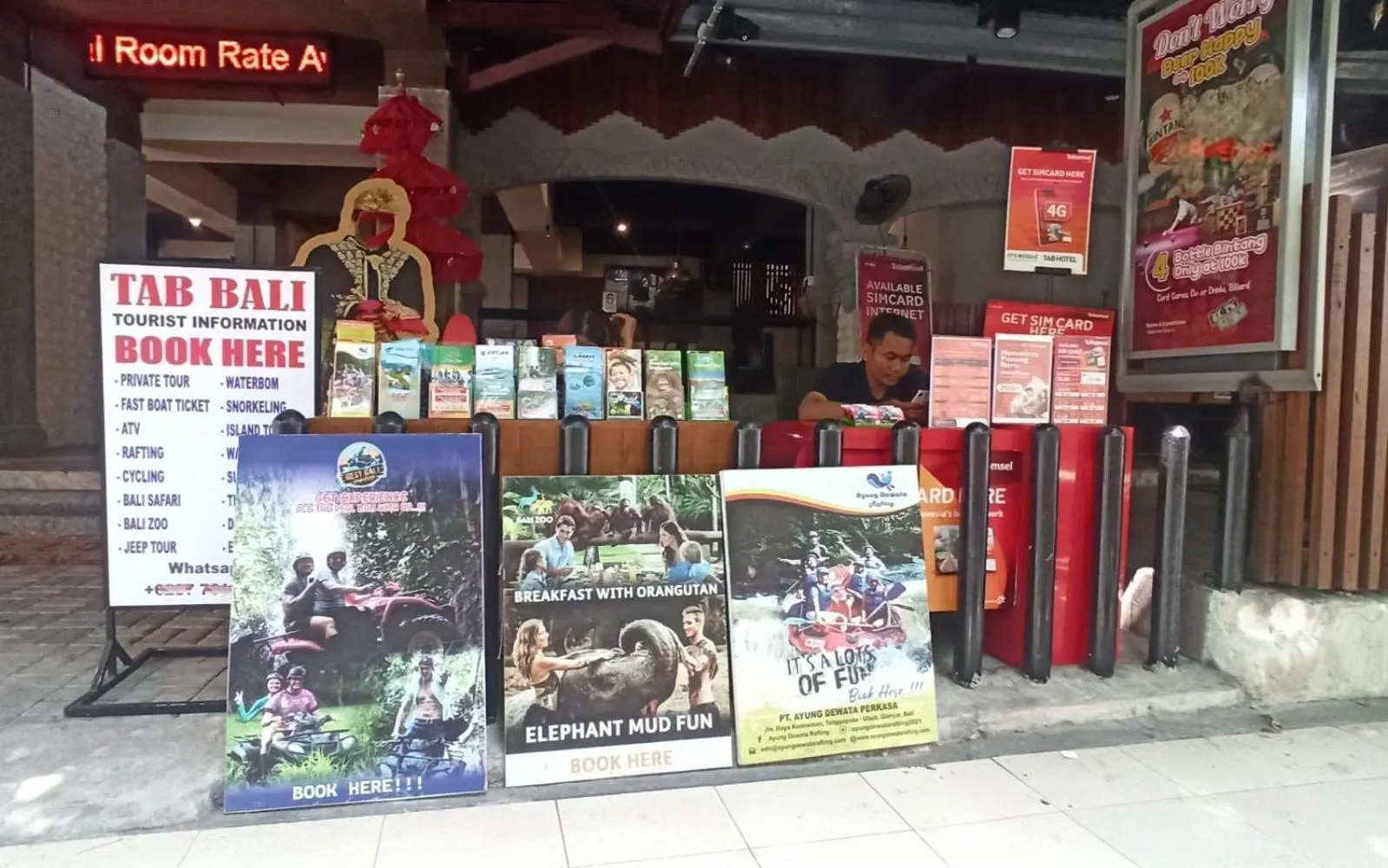Shopping Area in Tab Hotel Legian Bali