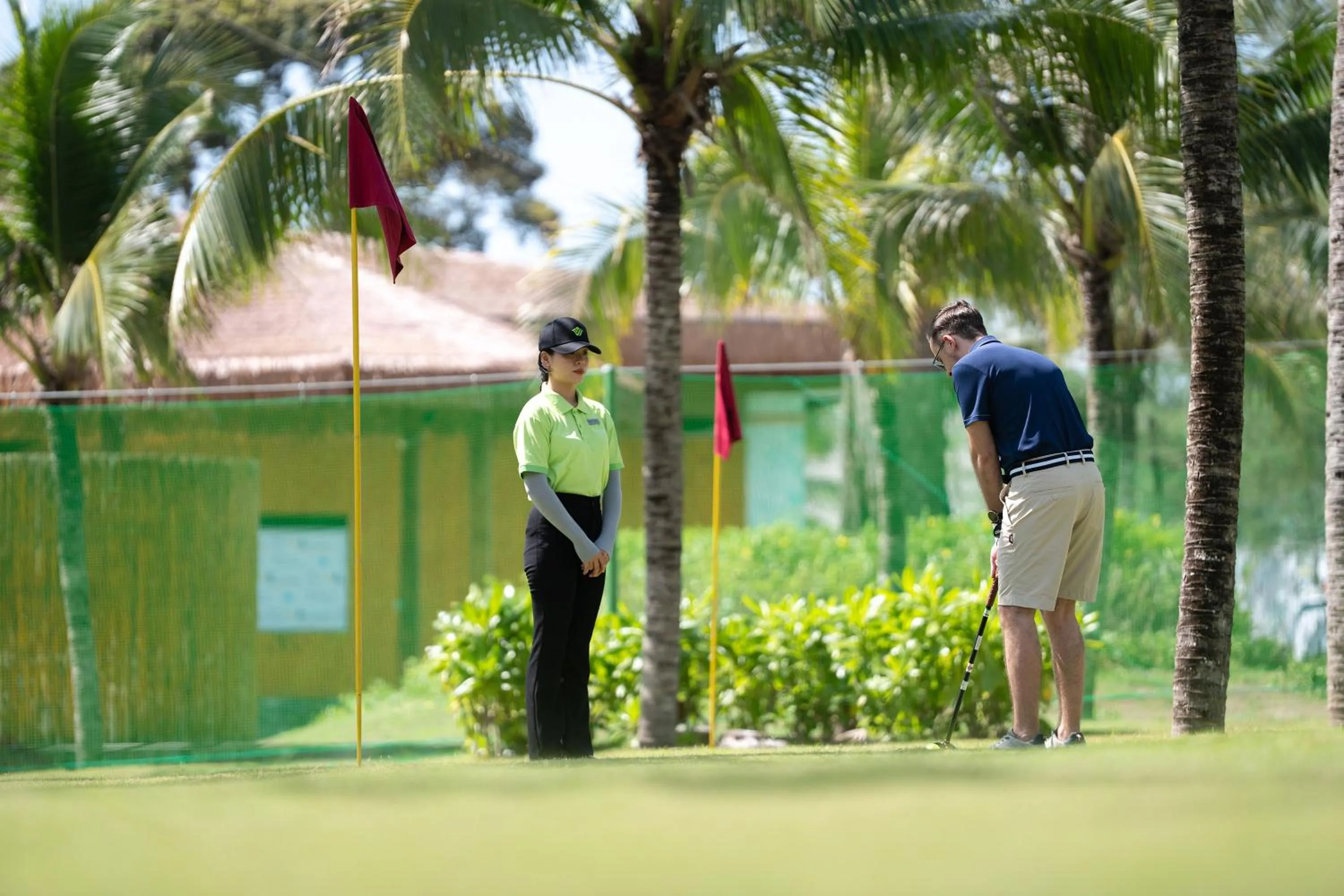 Golfcourse in Wyndham Garden Grandworld Phu Quoc