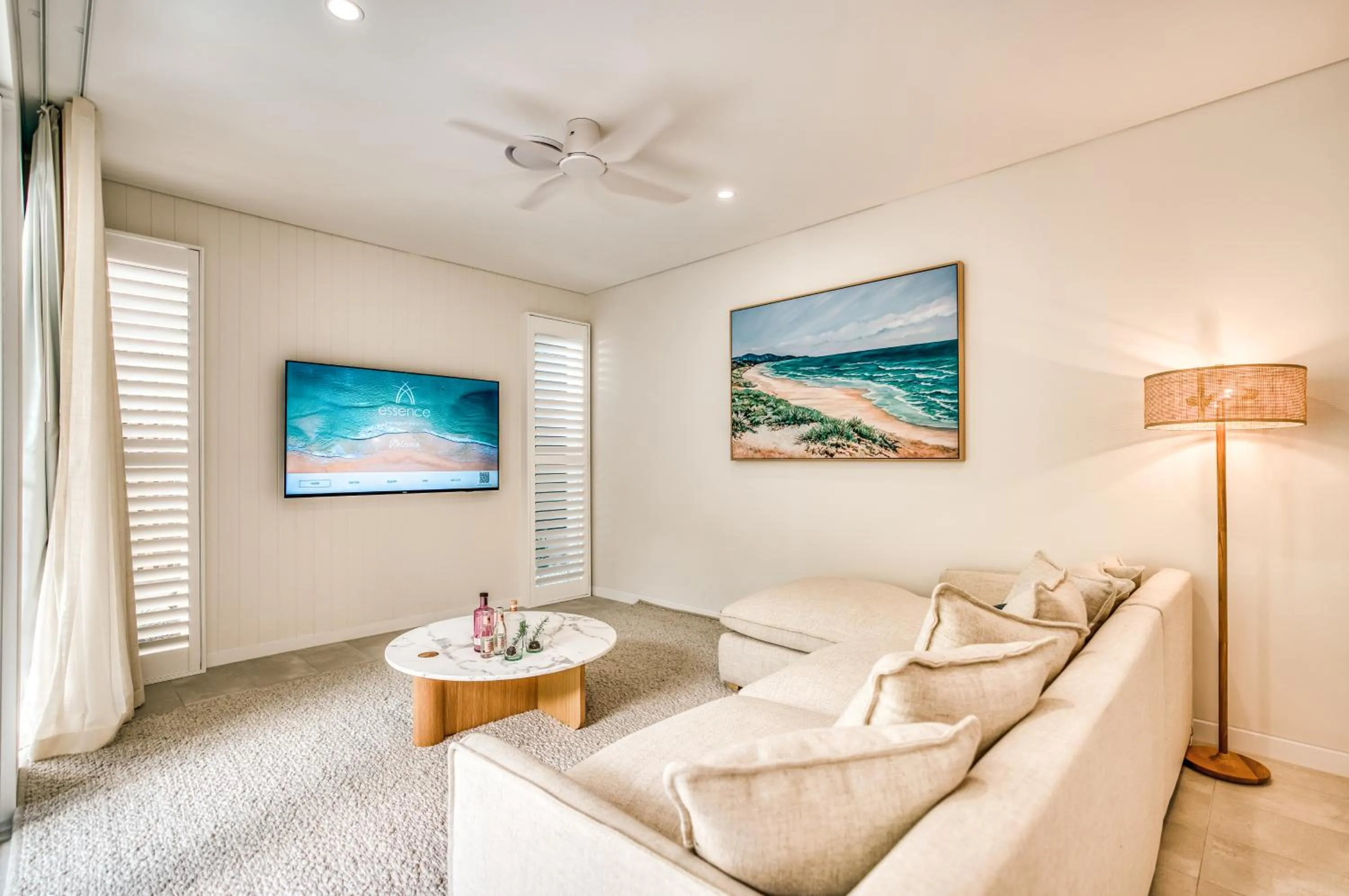 Living room in Essence Peregian Beach