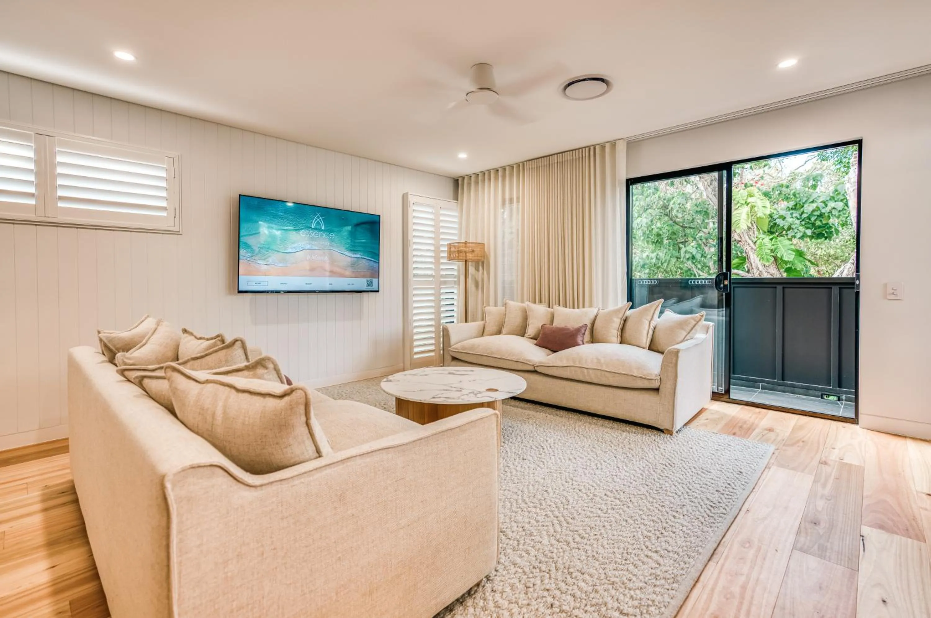 Living room in Essence Peregian Beach