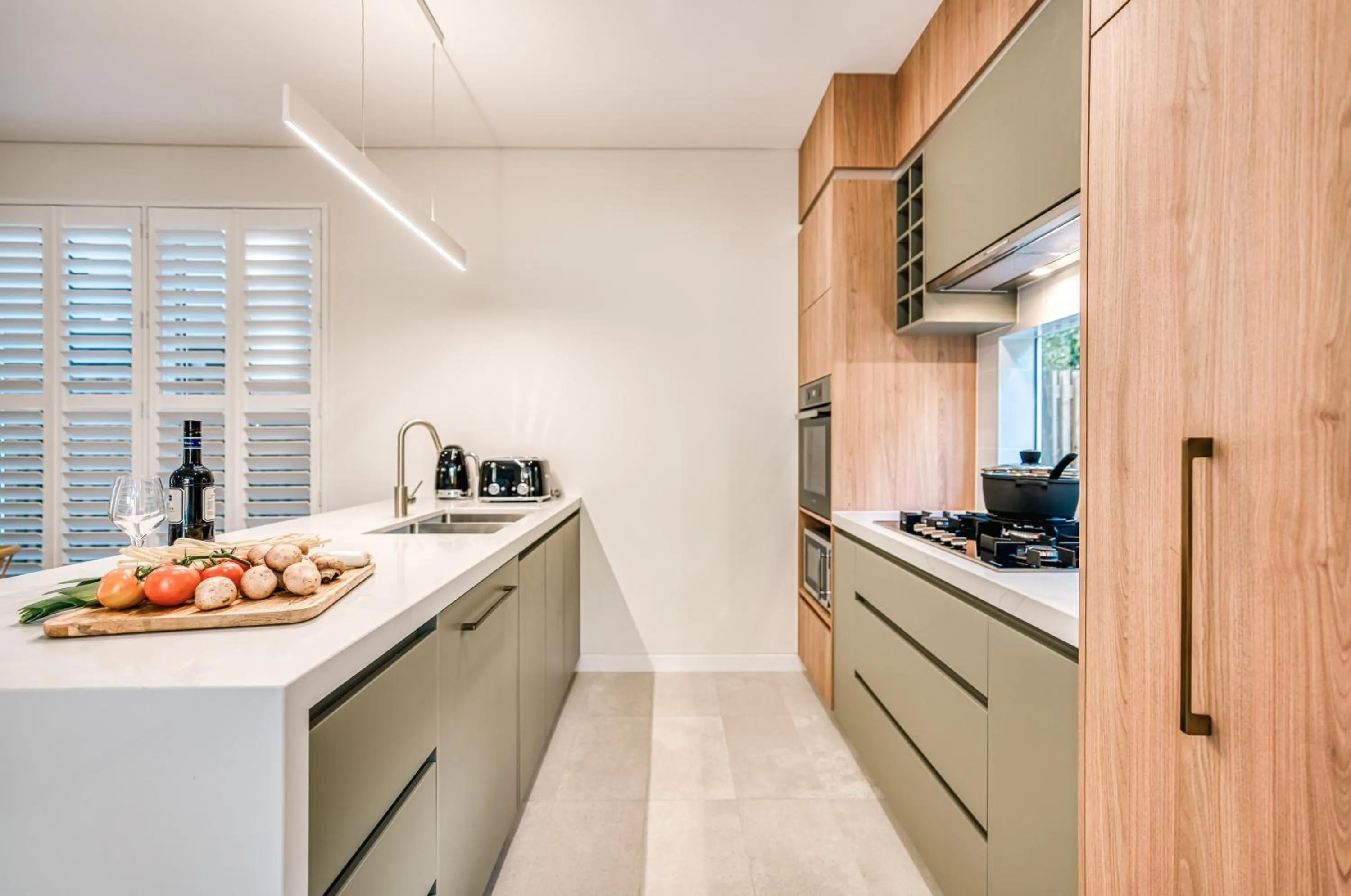 Kitchen or kitchenette in Essence Peregian Beach