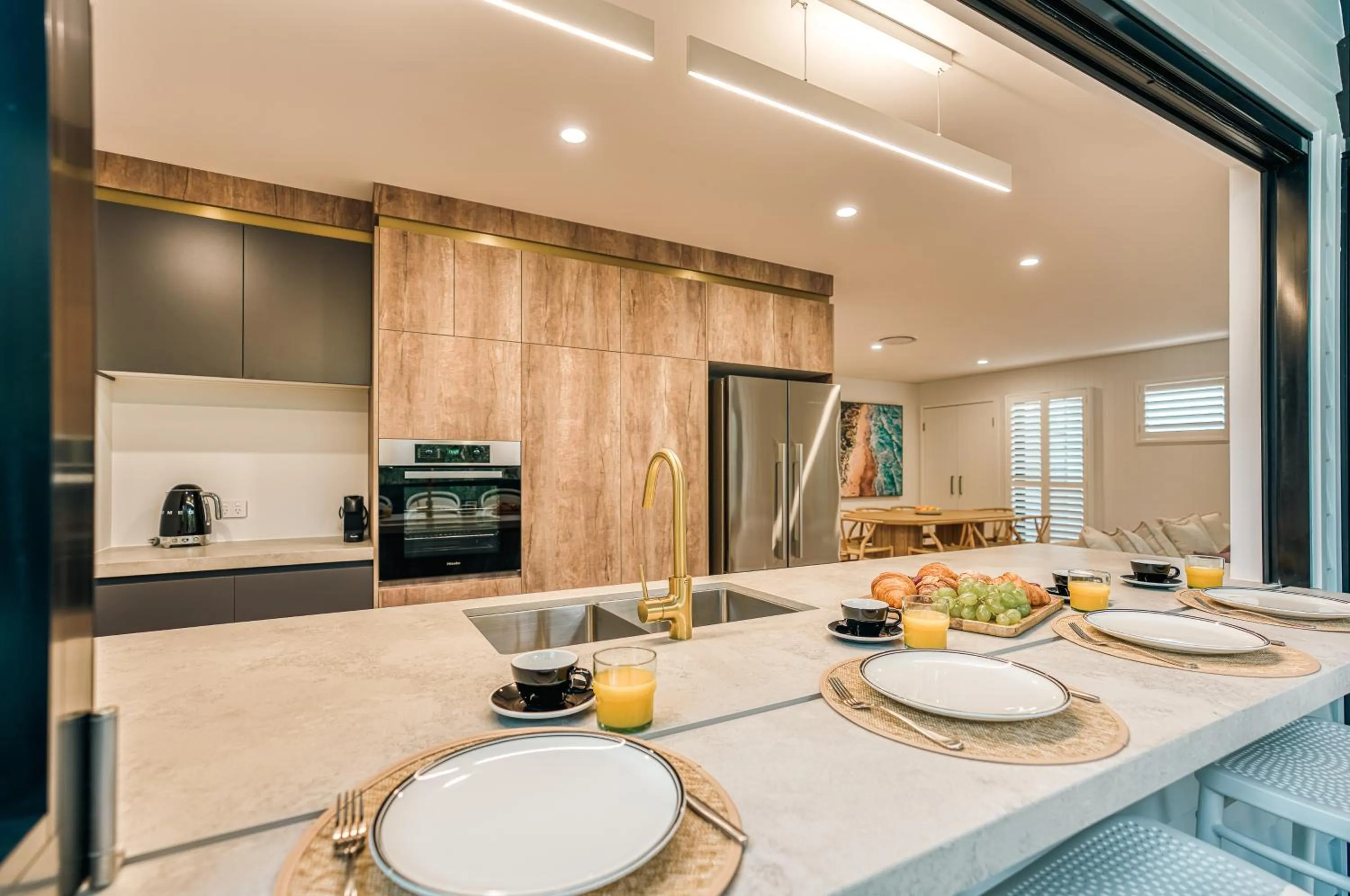 Kitchen or kitchenette in Essence Peregian Beach