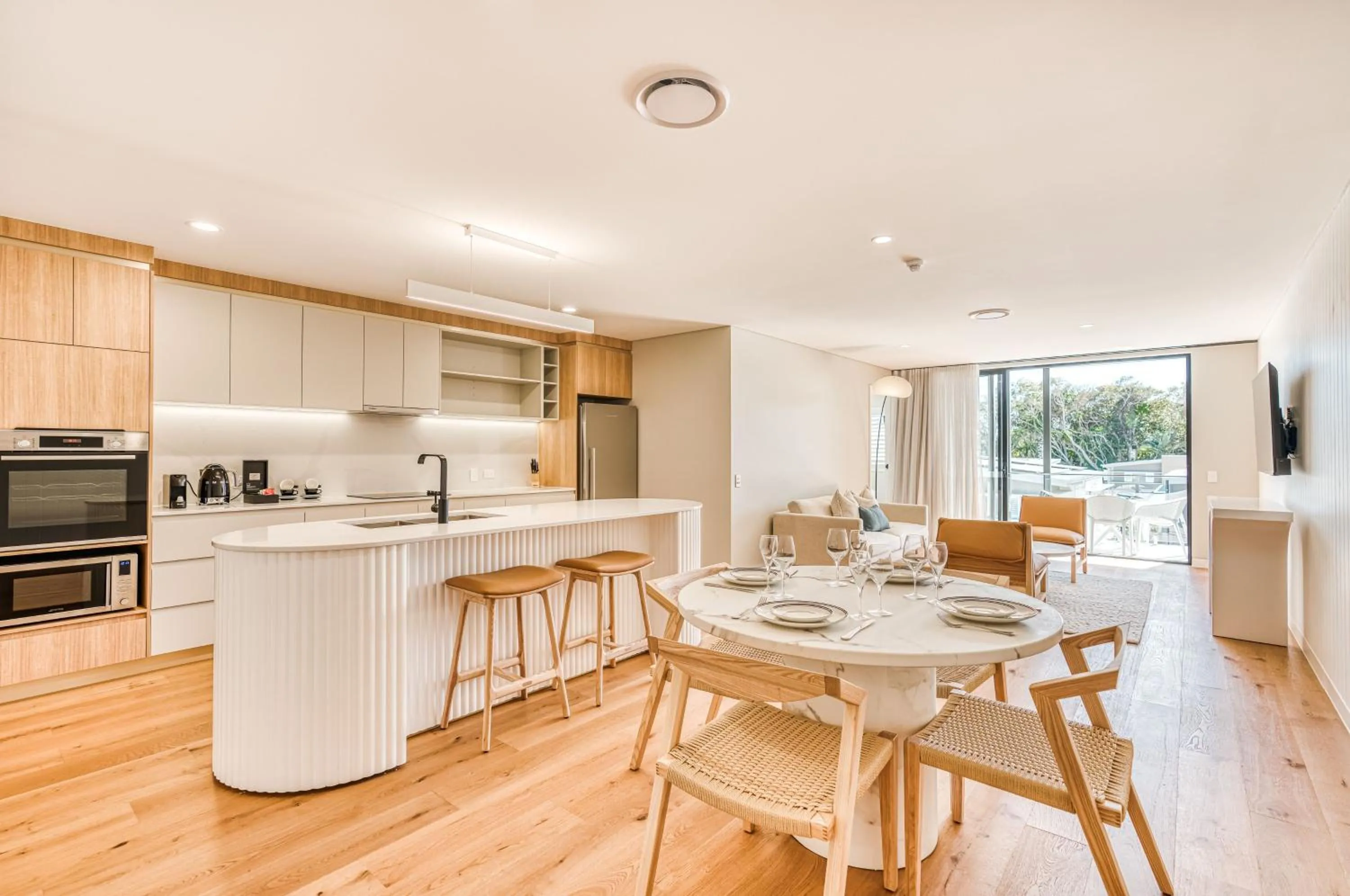 Dining area in Essence Peregian Beach
