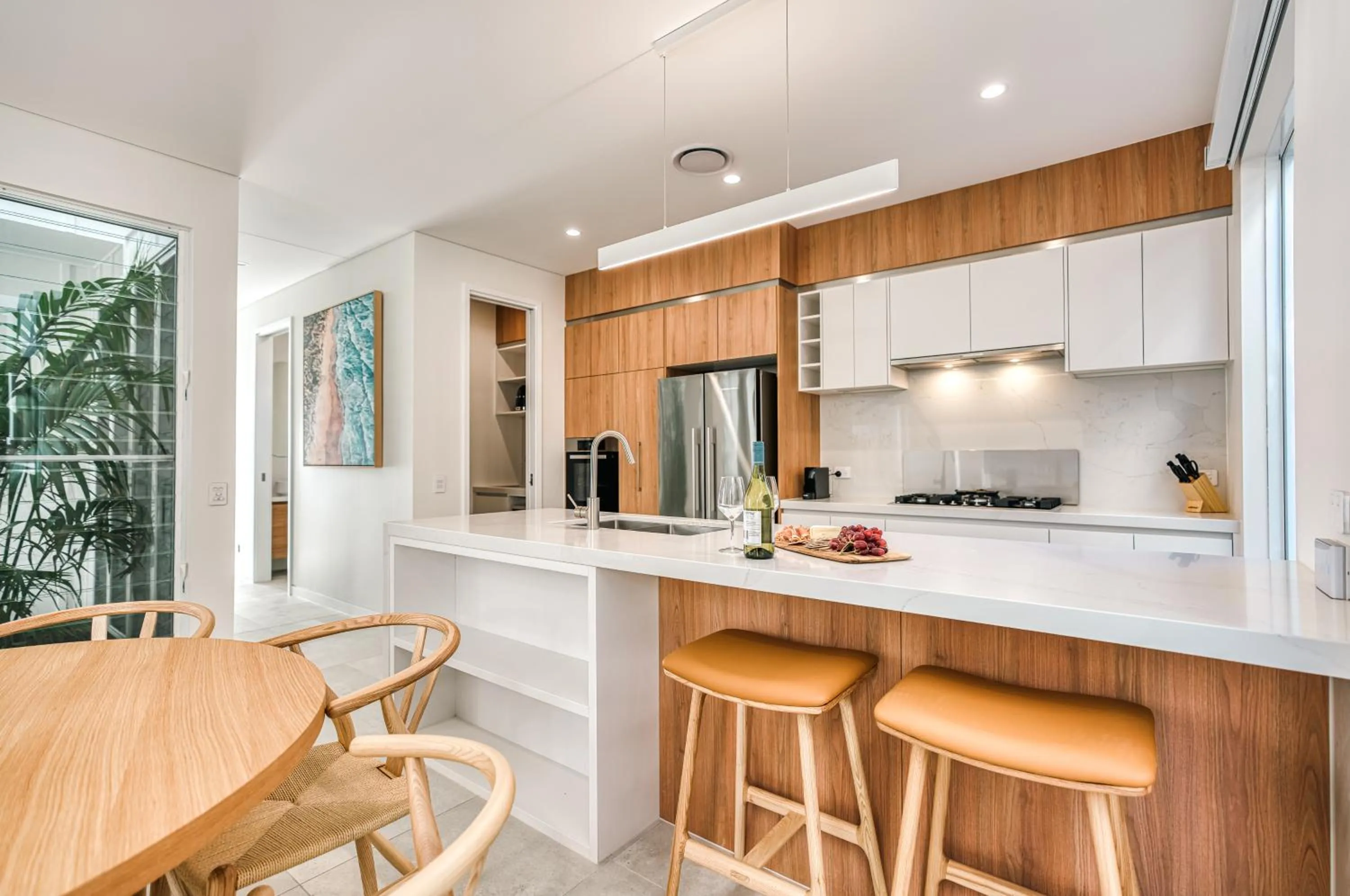 Kitchen or kitchenette in Essence Peregian Beach