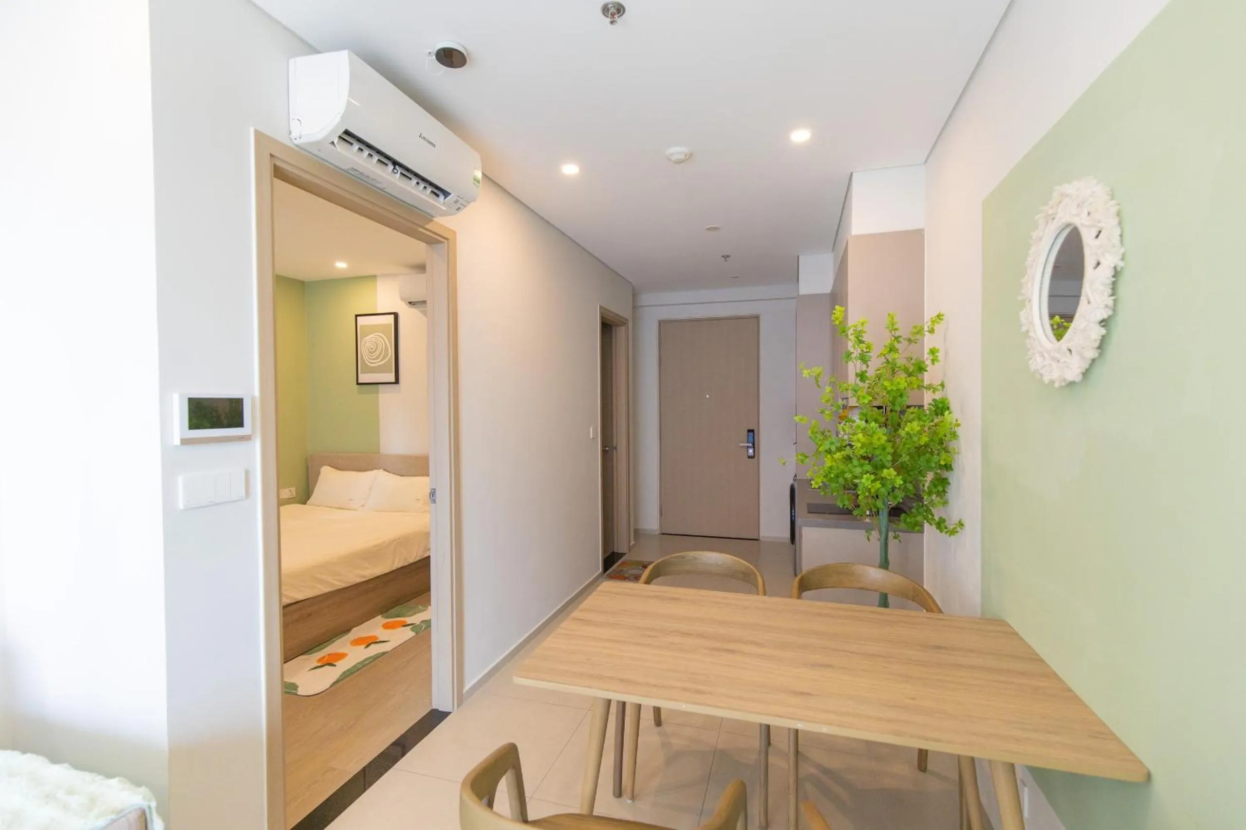 Seating area in The Sóng apartment