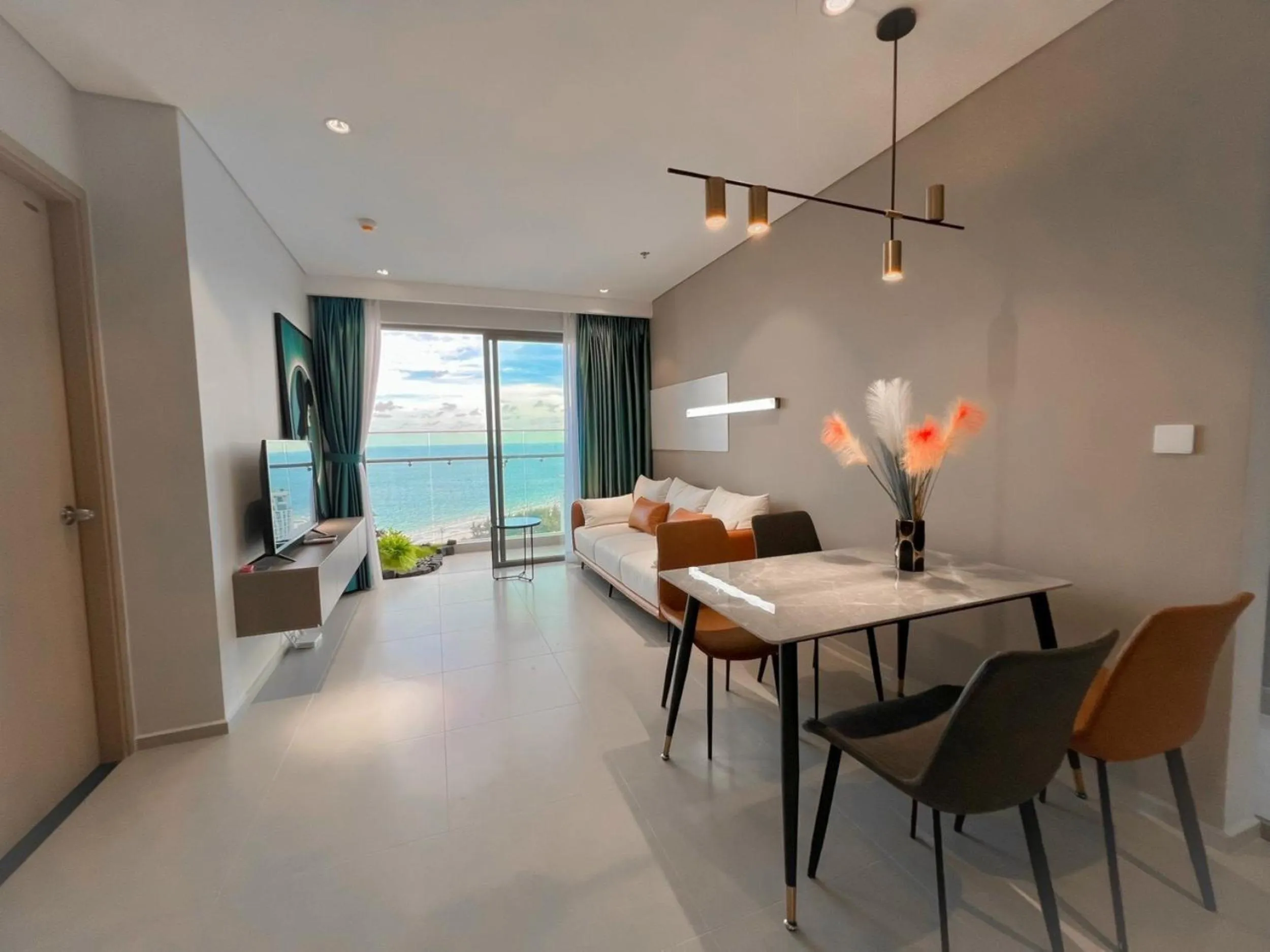 Living room in The Sóng apartment