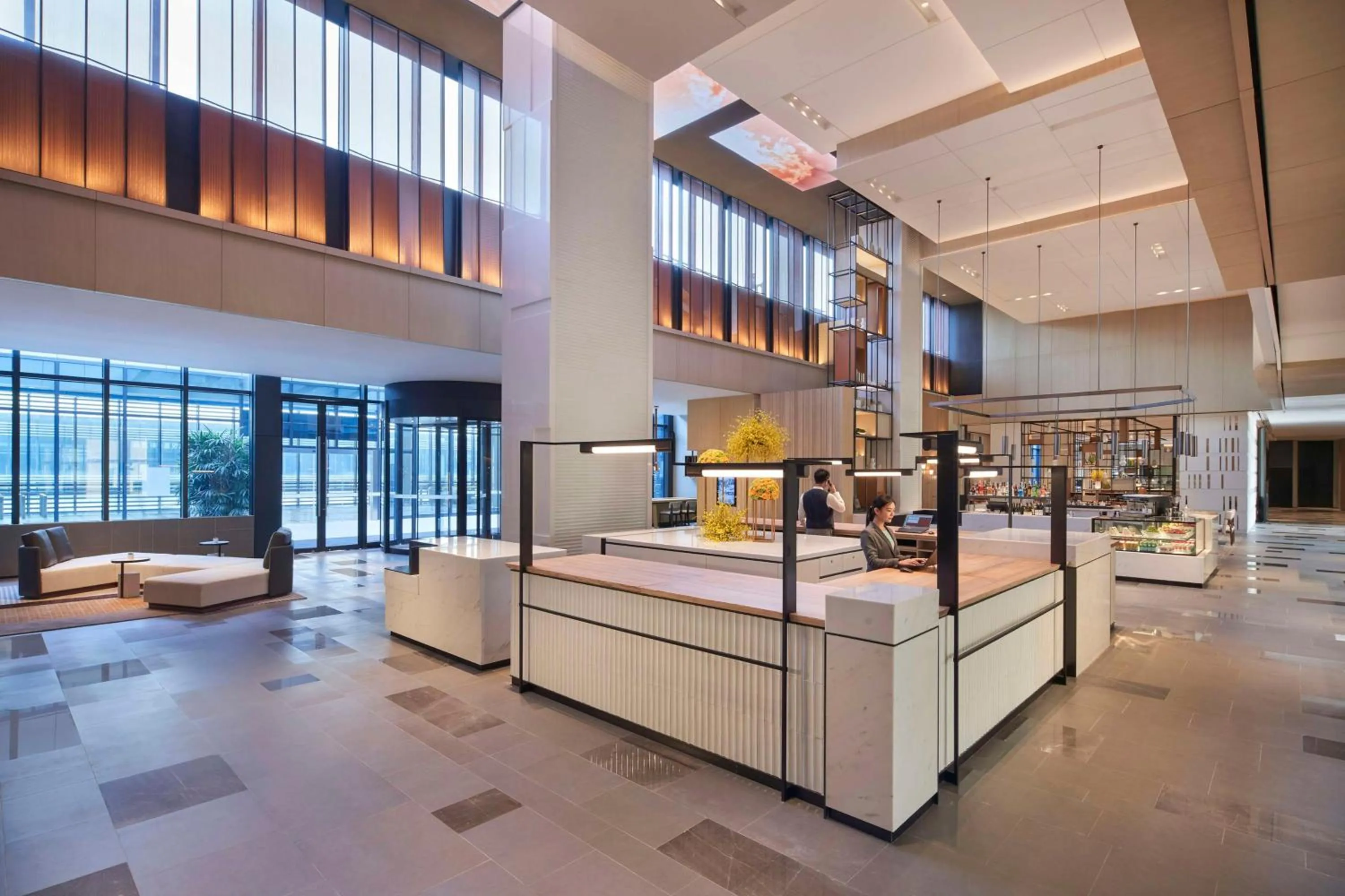 Lobby or reception in Hyatt Place Hangzhou International Airport