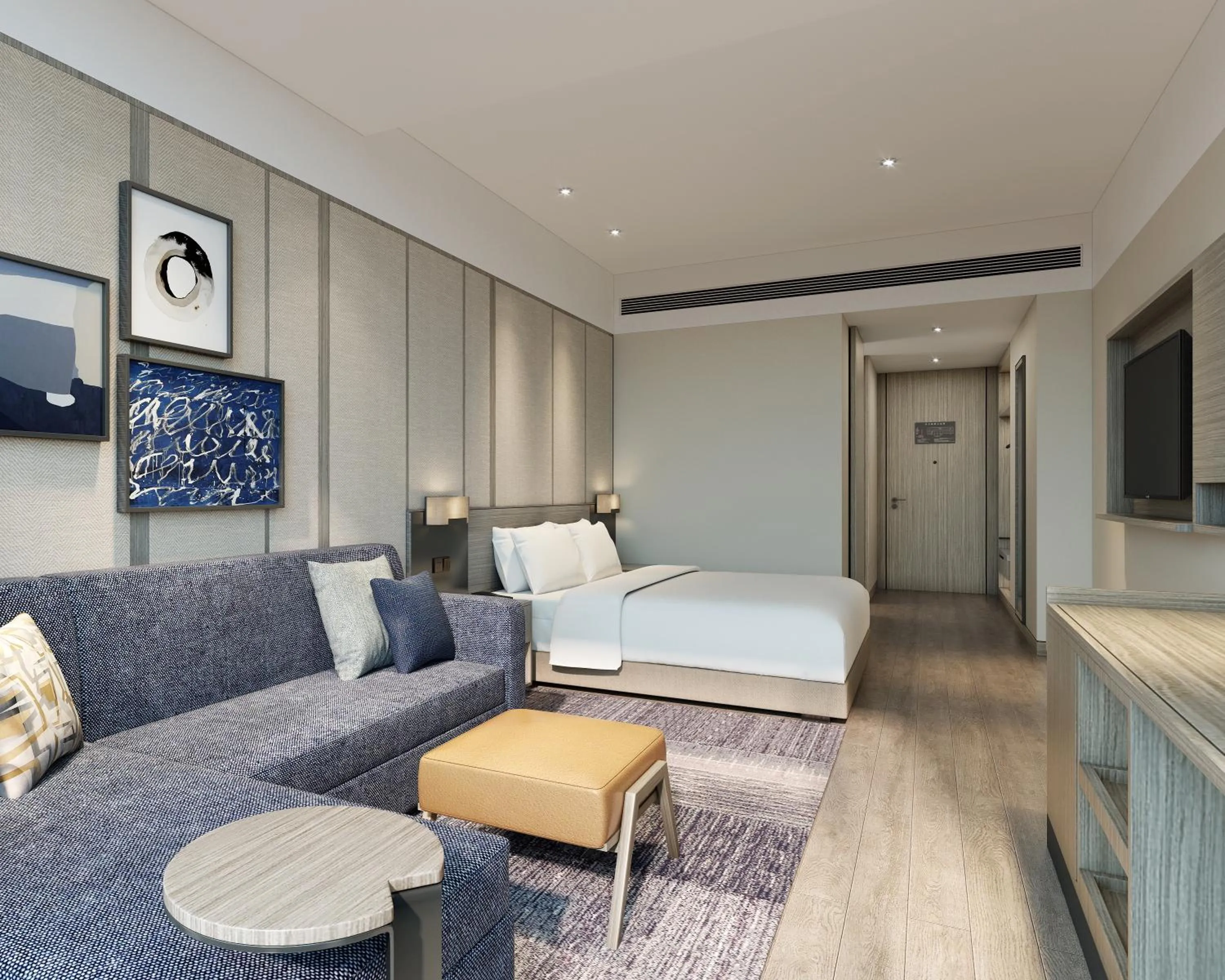 Bed in Hyatt Place Hangzhou International Airport