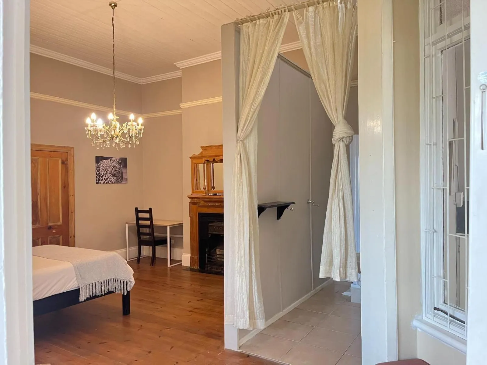 Photo of the whole room, Bed in Lindela House