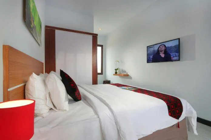 Bed in Valomia Guest House