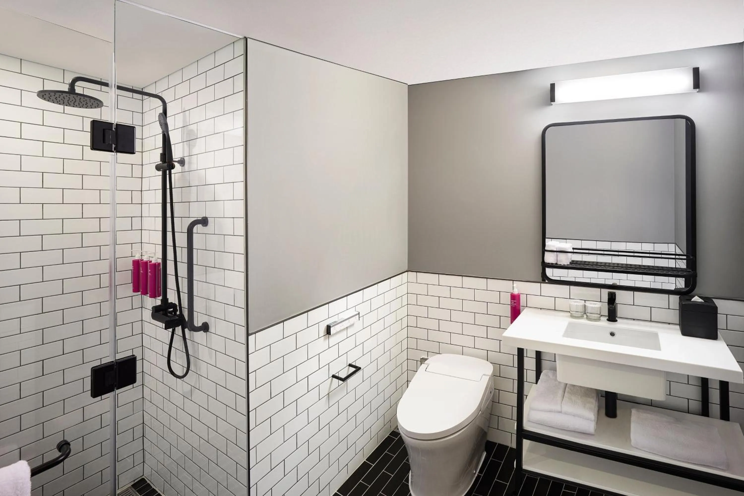 Bathroom in Moxy Seoul Myeongdong