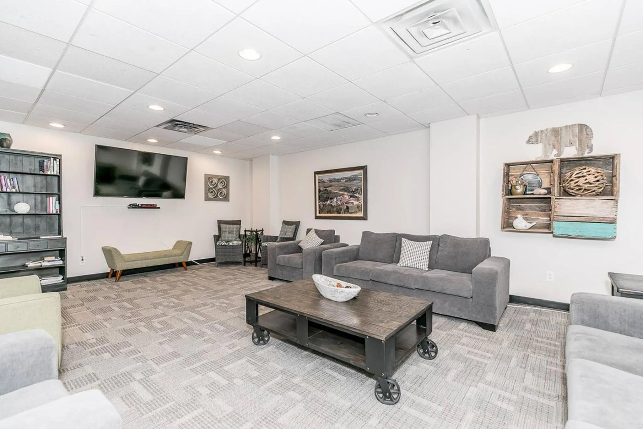 Living room in Slope-side Studio Bliss Ski-in Ski-out, Renovated At Blue, Hot Tub, Fast Wi-Fi