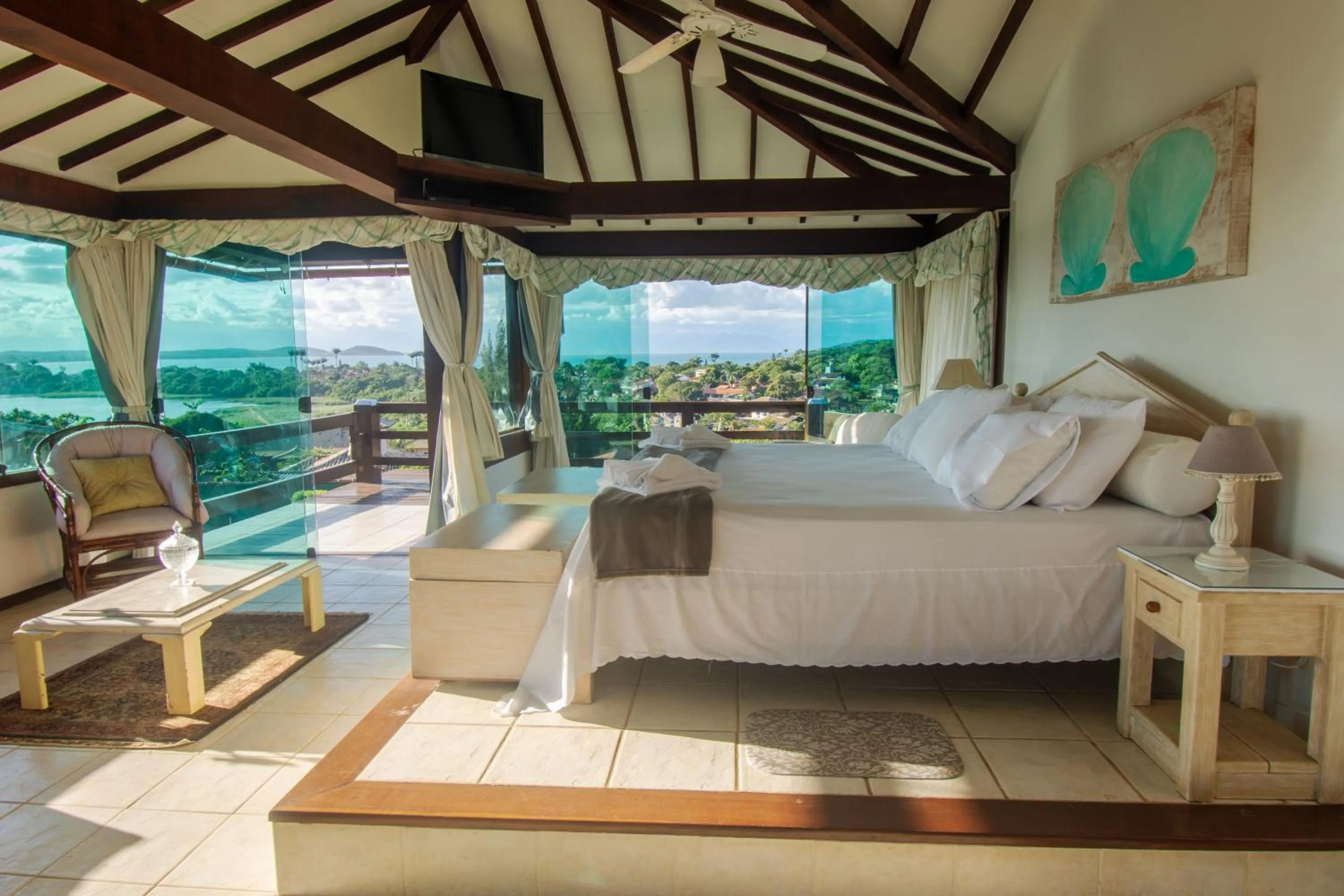 Bed in Pousada Bella Geriba Buzios