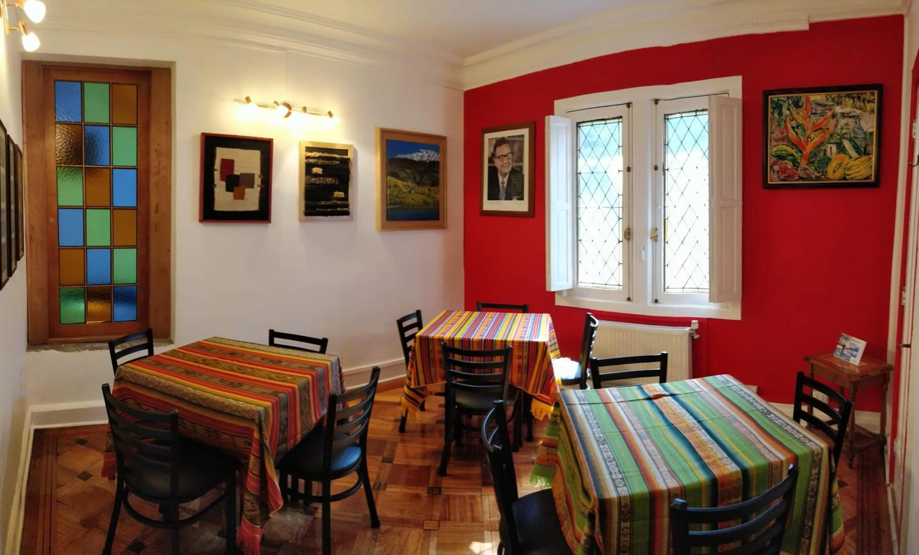 Seating area in Hostal Rio Amazonas