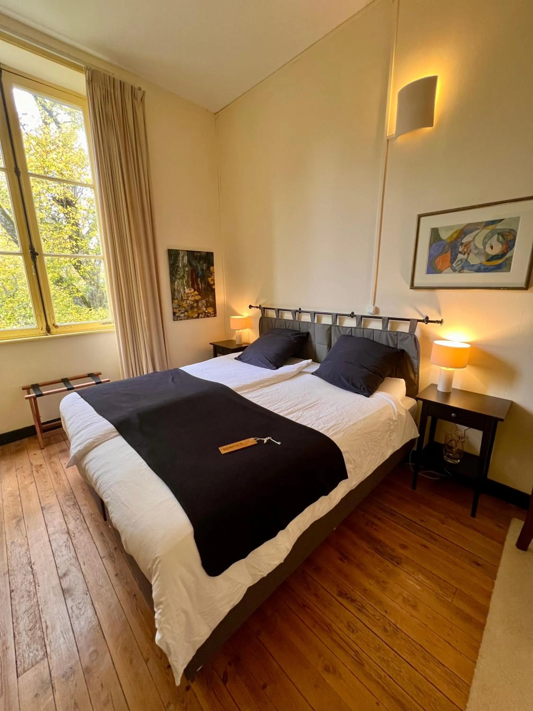 Bed in Villa Vallière bed&breakfast