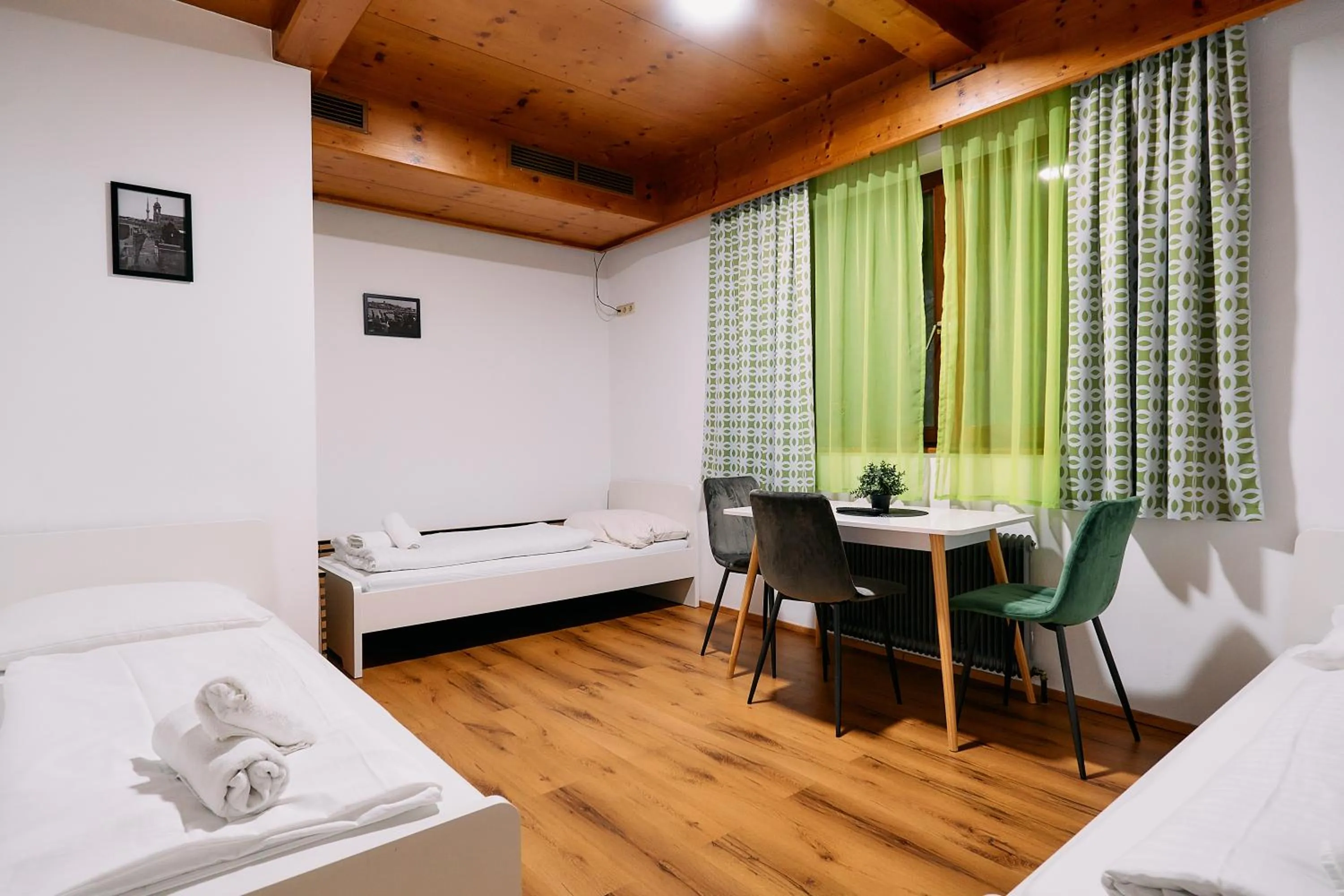 Bed in The Art and Sporthotel