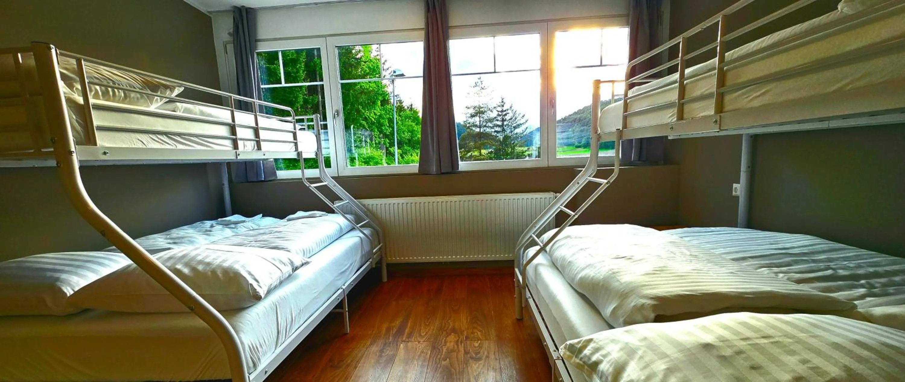 Bed in The Art and Sporthotel