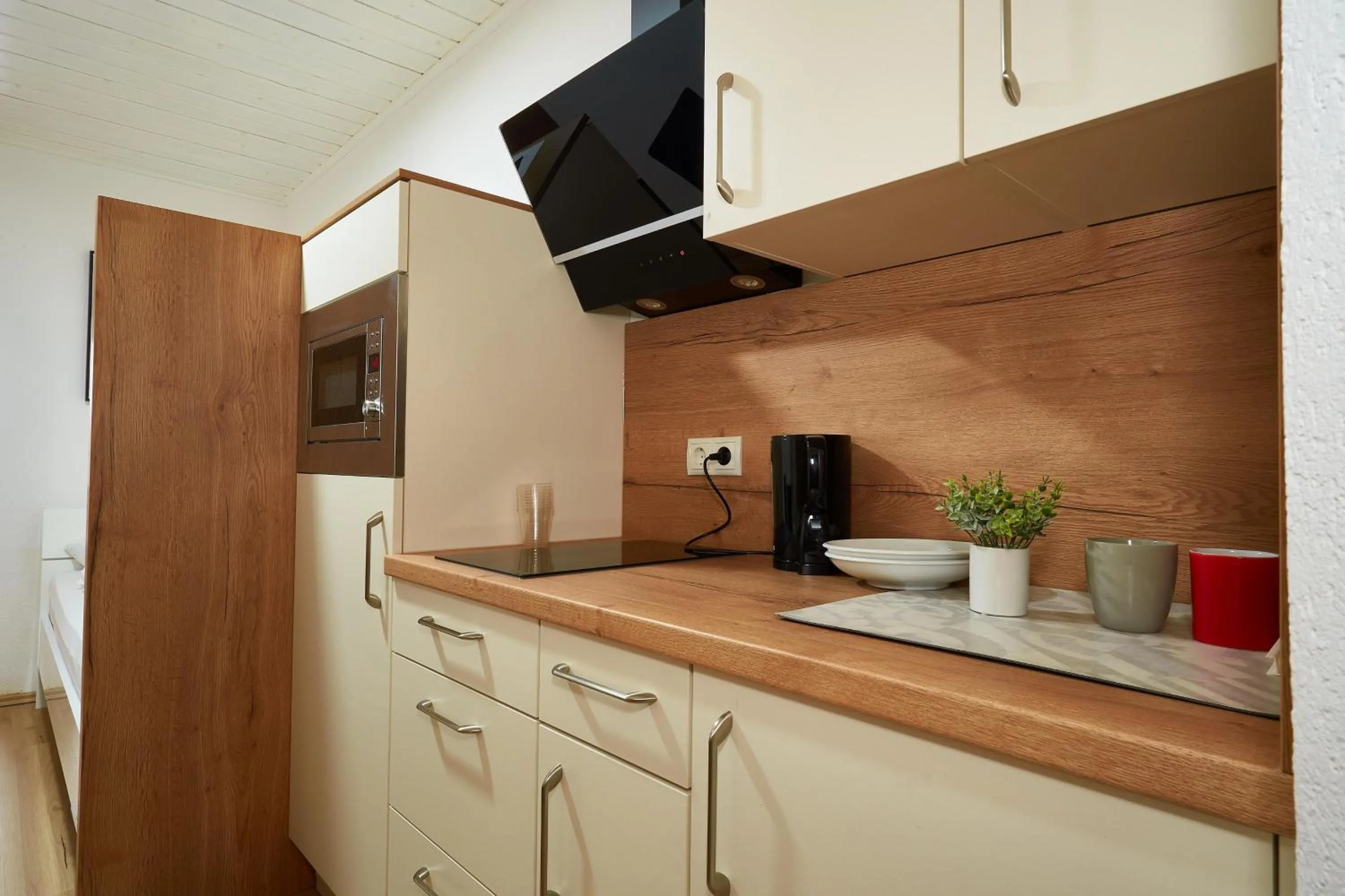 Kitchen or kitchenette in The Art and Sporthotel