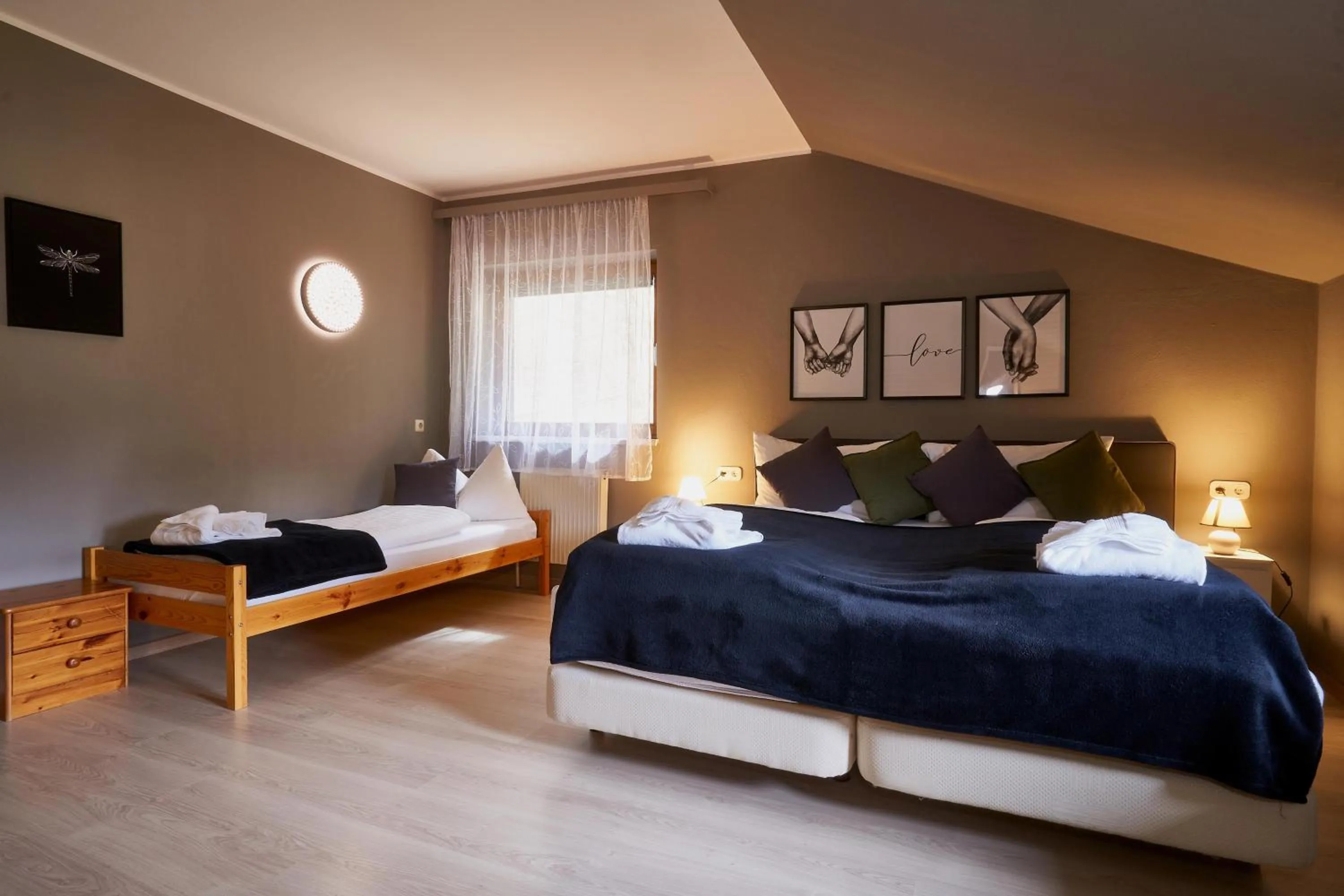 Bedroom, Bed in The Art and Sporthotel