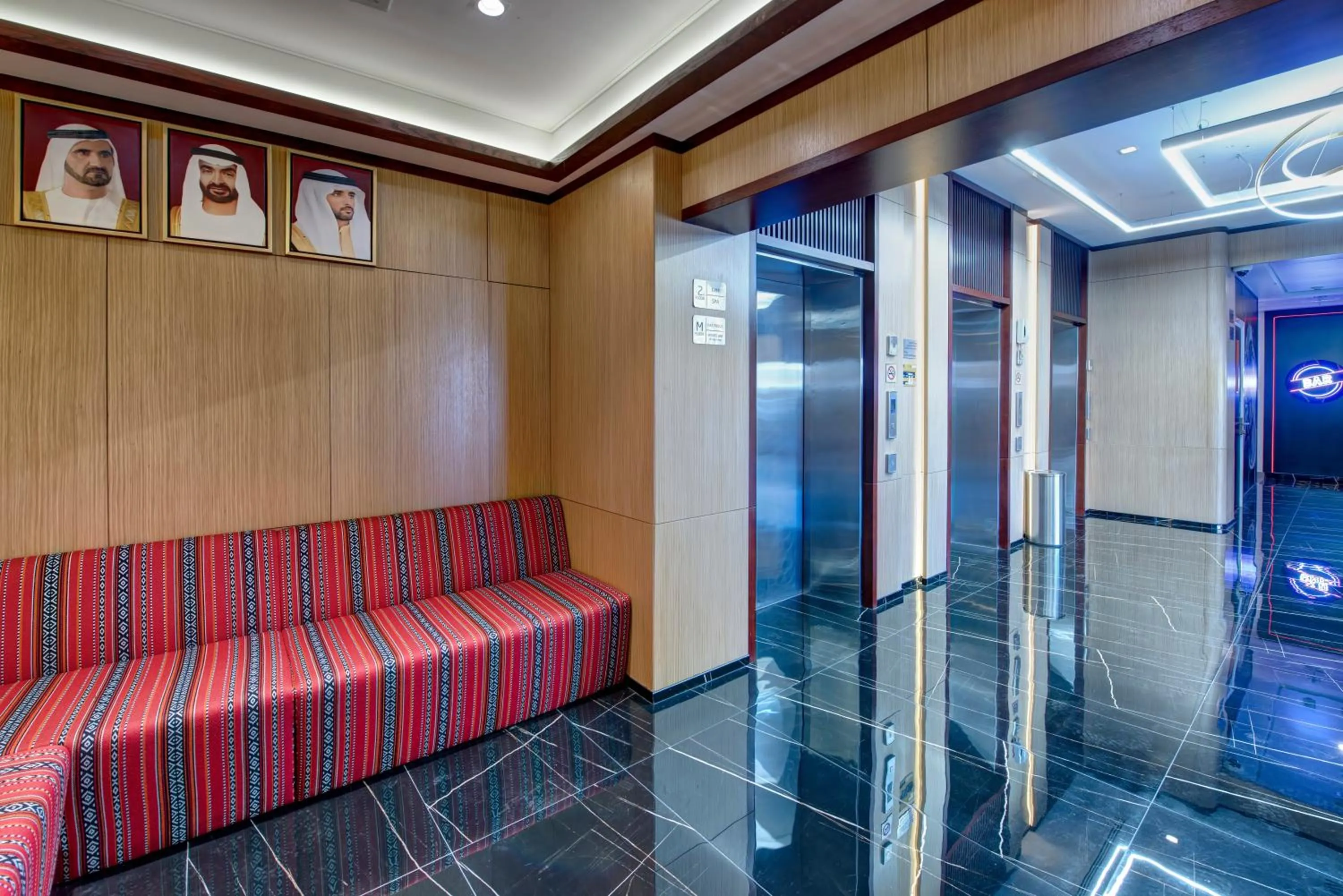 Seating area in Wescott Hotel