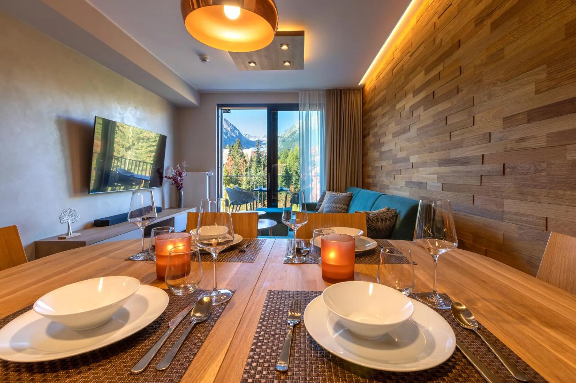 Living room in APLEND Lake Resort