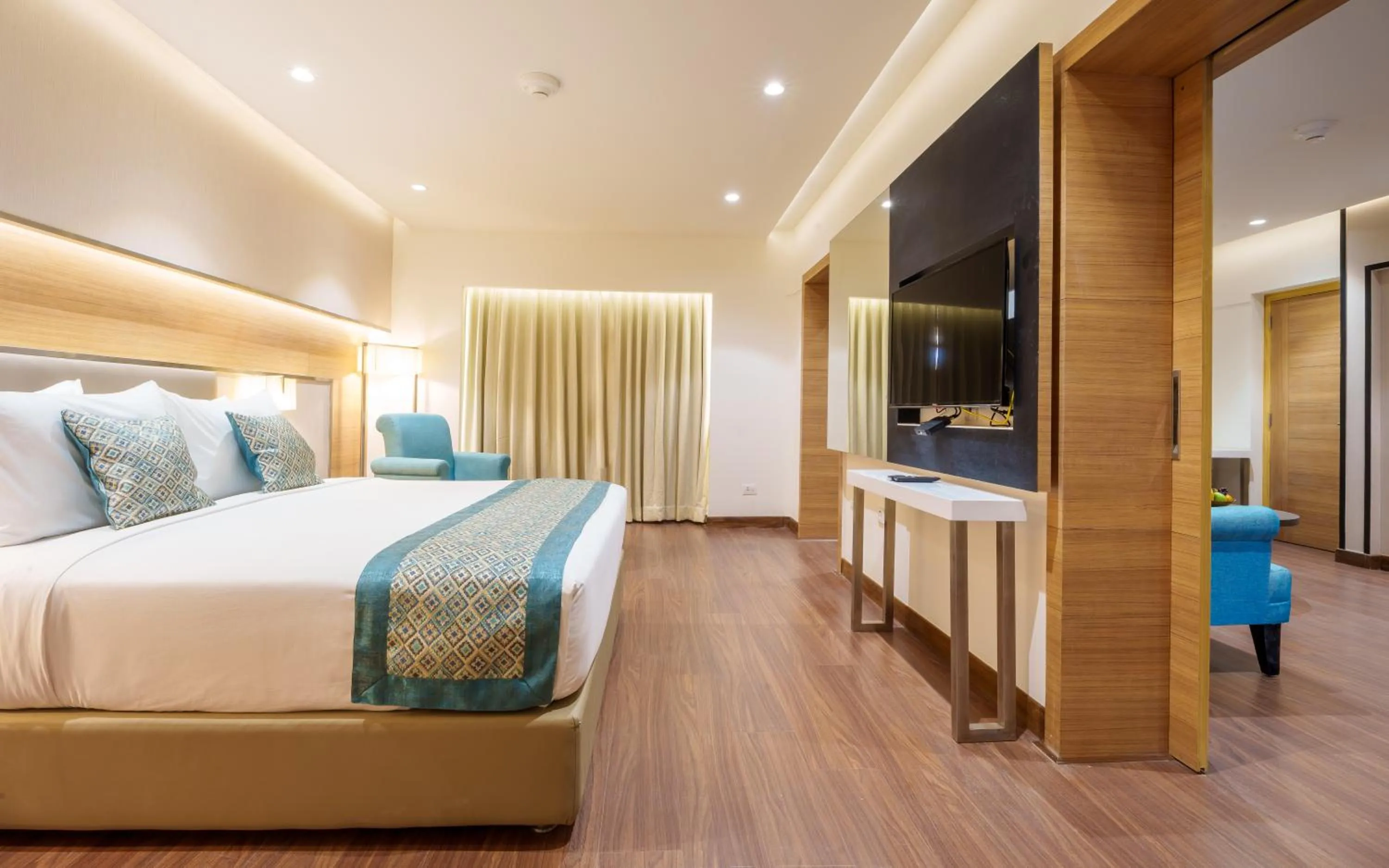 Bed in Pharos Hotels