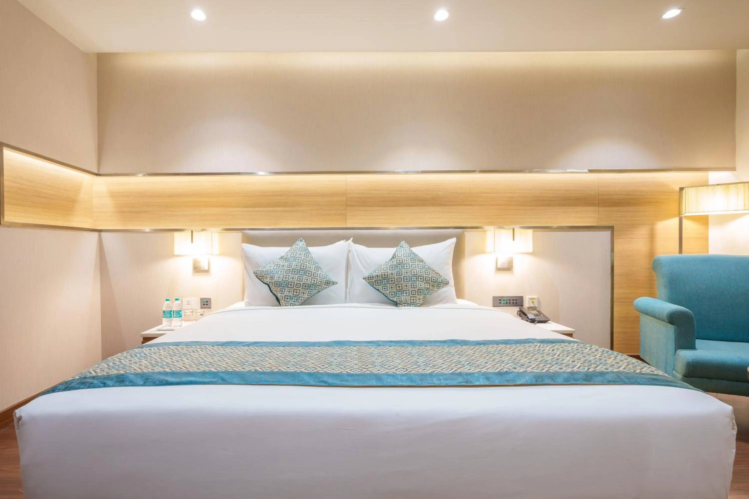 Bed in Pharos Hotels