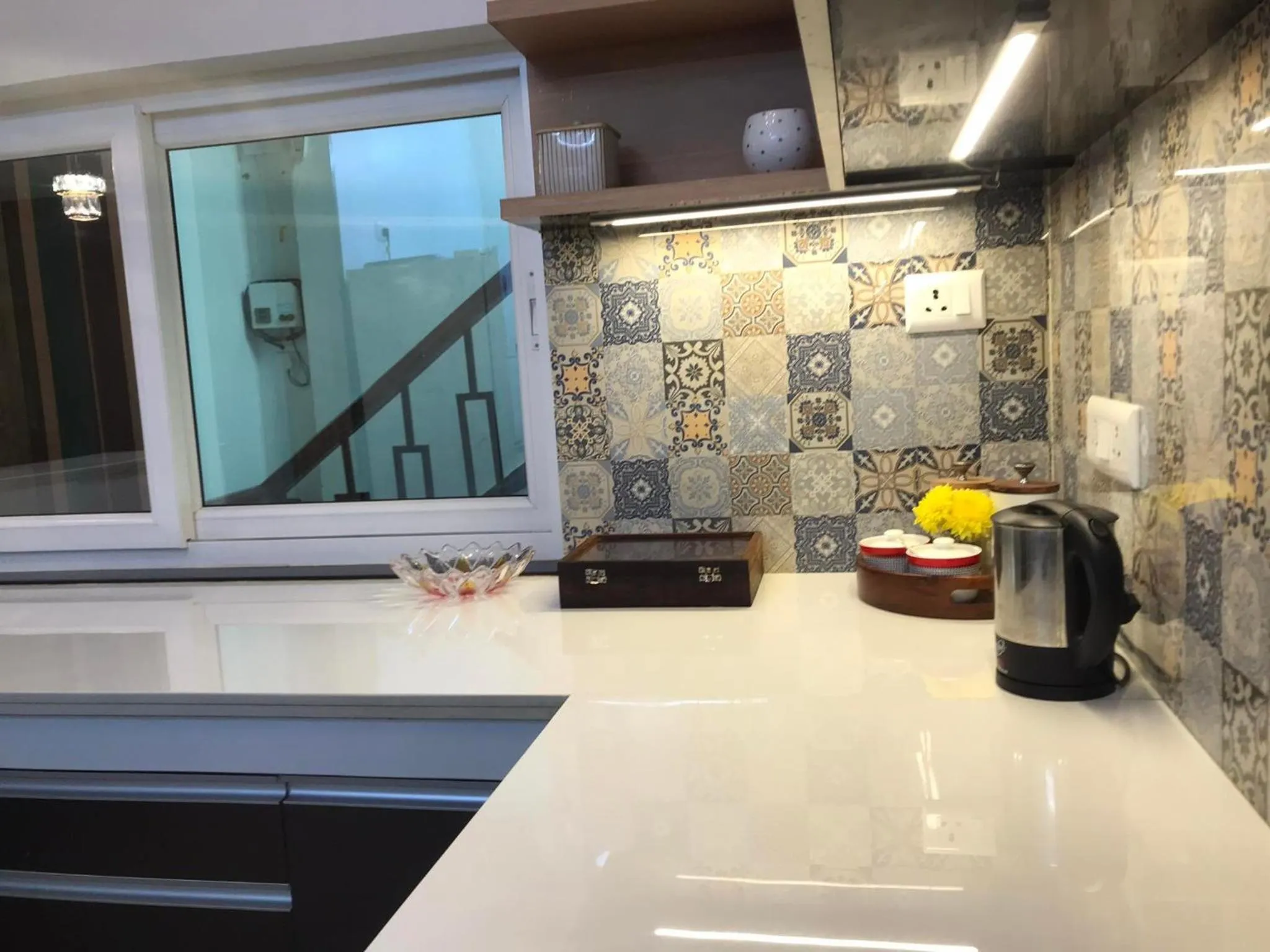 Kitchen or kitchenette in Mariya Condo hotel