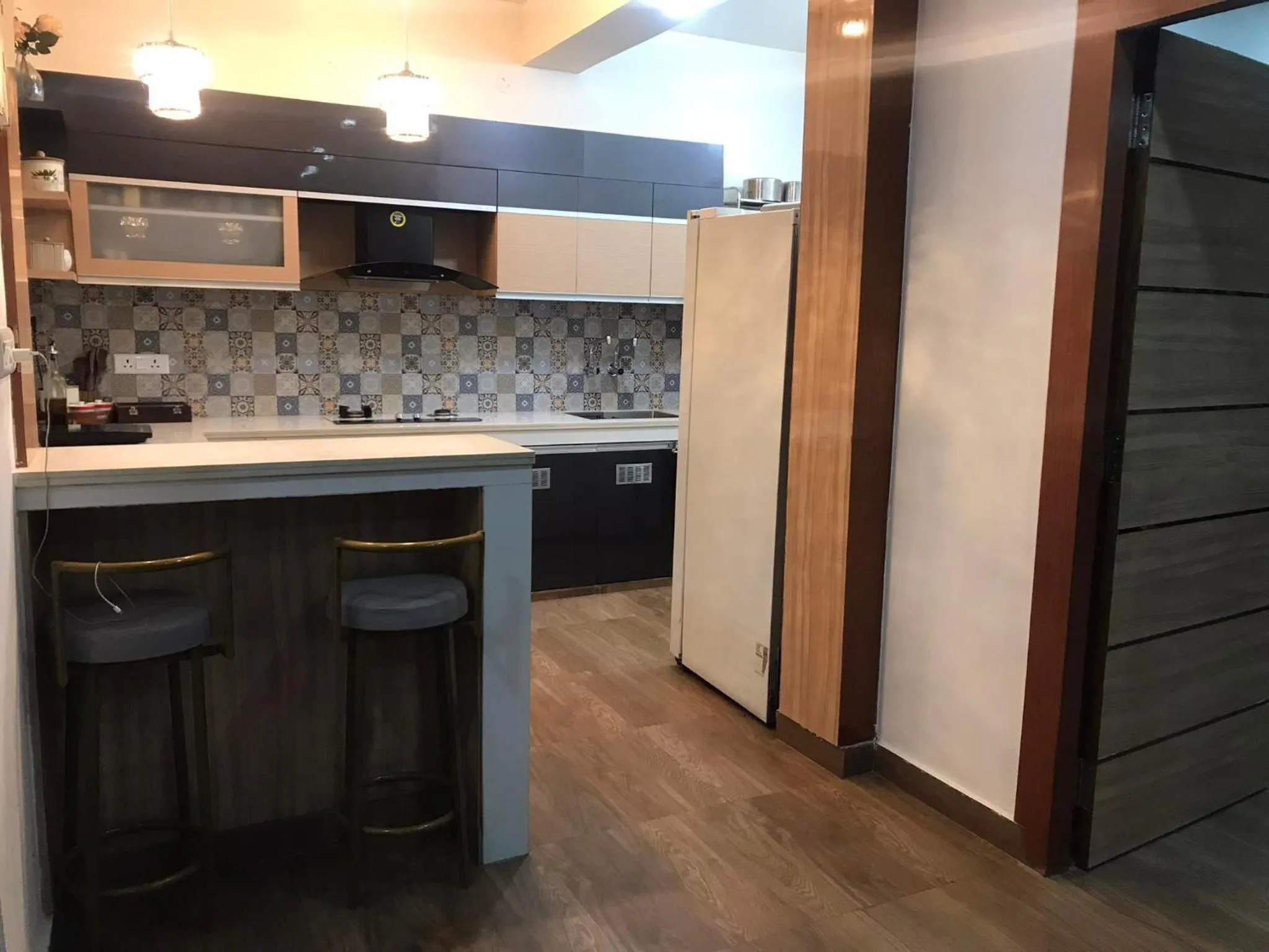 Kitchen or kitchenette in Mariya Condo hotel