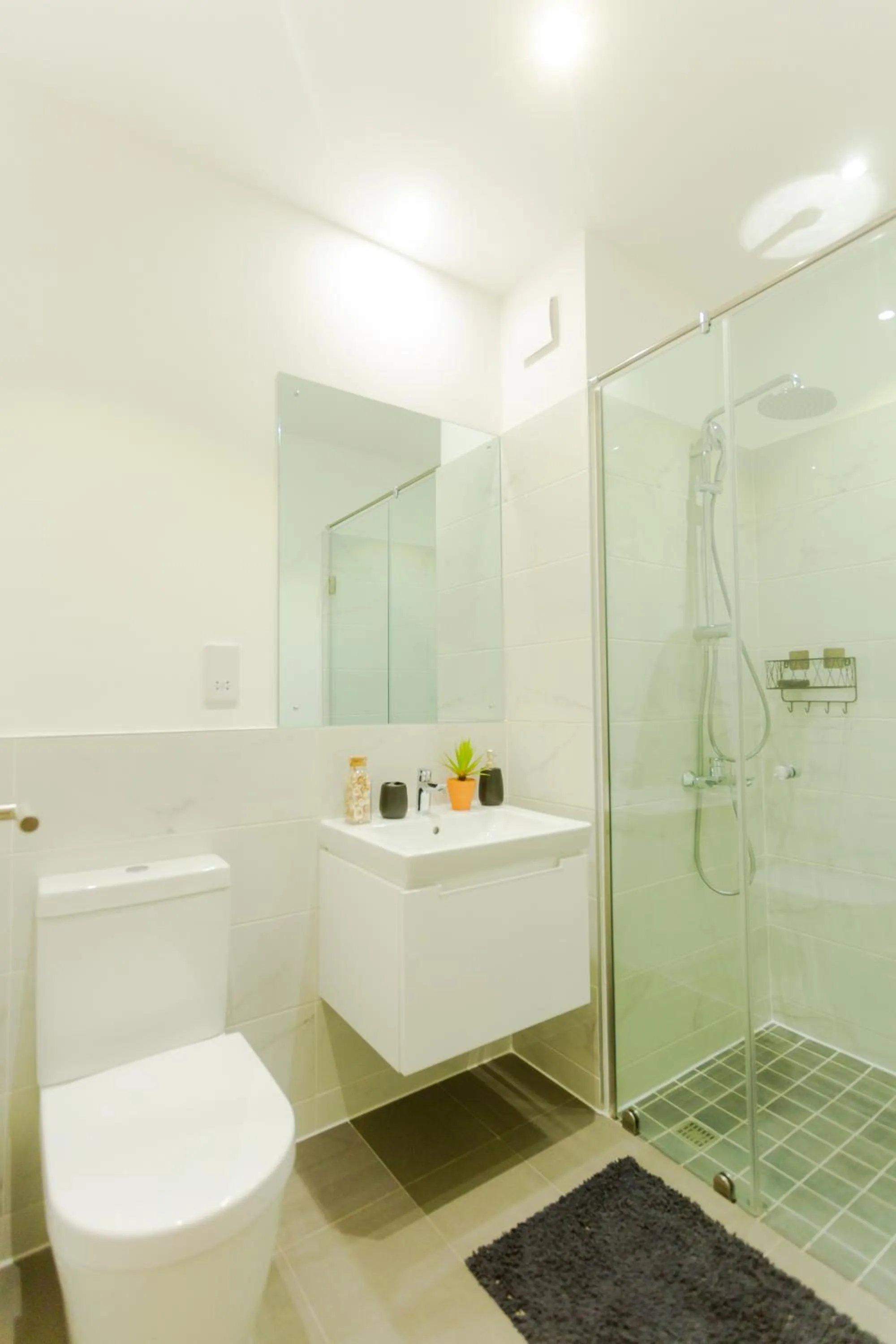 Shower in Accra Luxury Apartments @ The Lennox