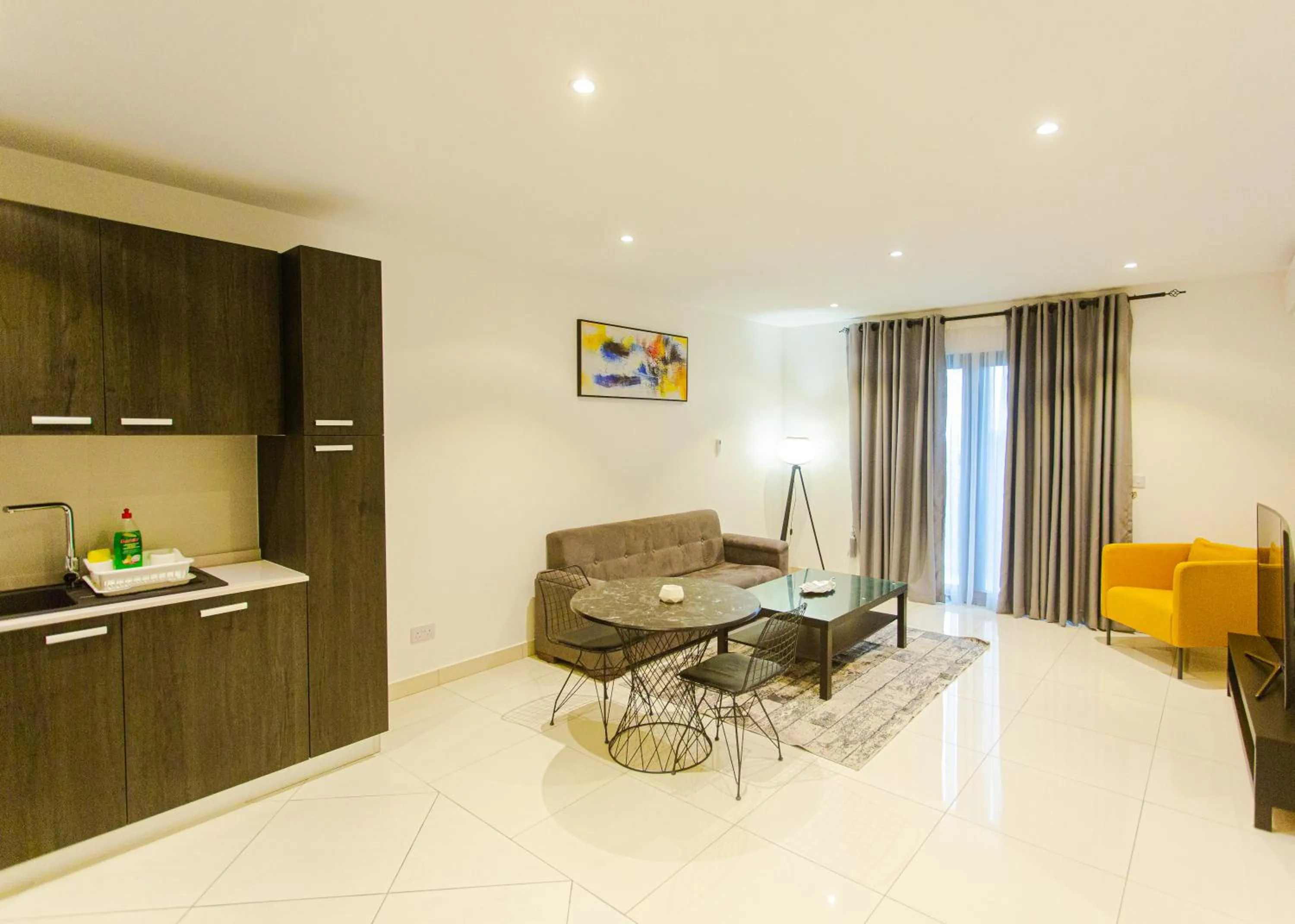 Living room in Accra Luxury Apartments @ The Lennox