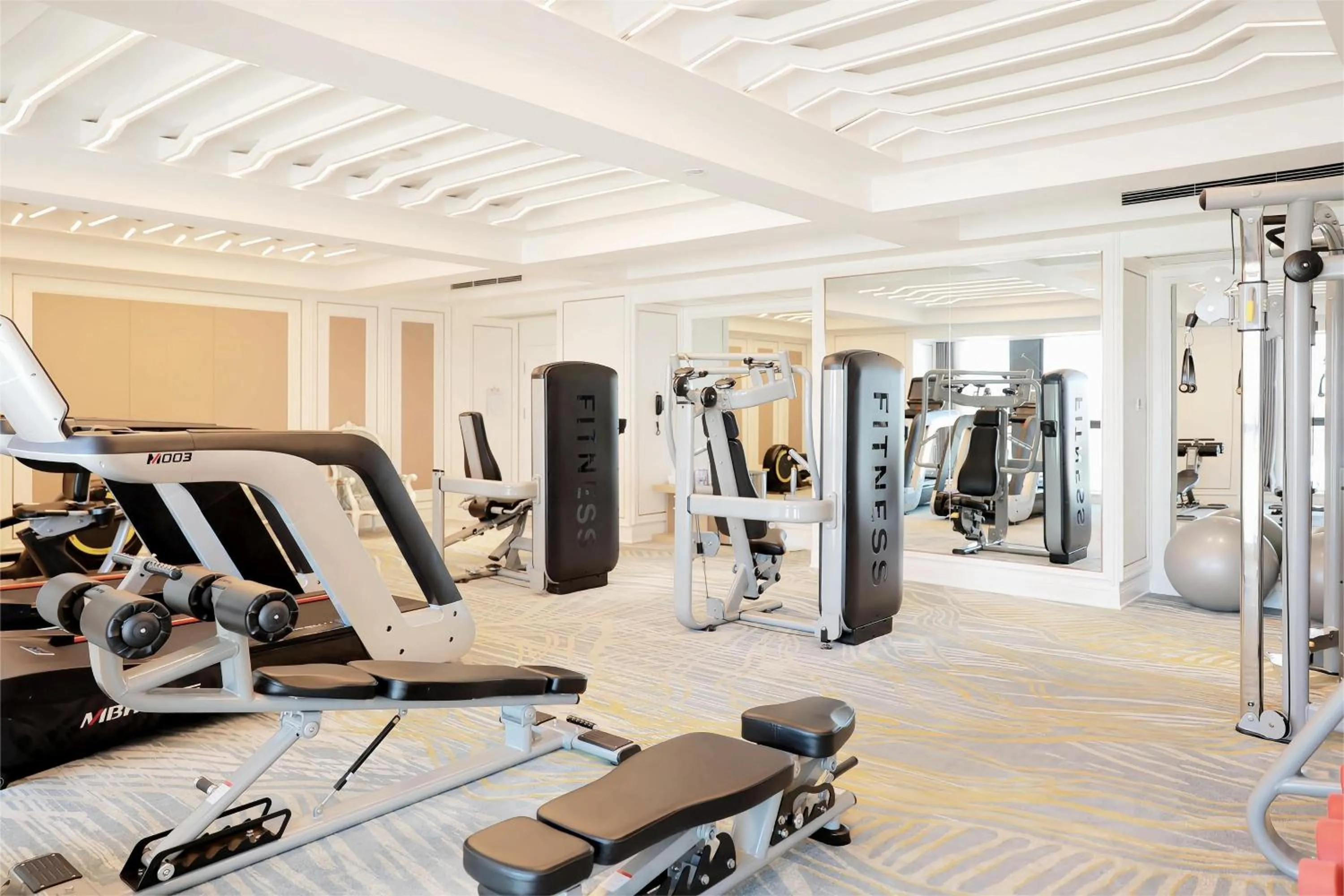 Fitness centre/facilities in Holiday Inn Express Qingdao Northern West Coast by IHG