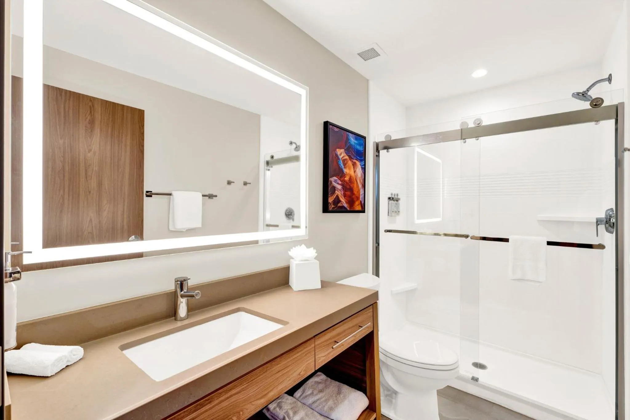 Bathroom in Candlewood Suites - Detroit - Auburn Hills by IHG