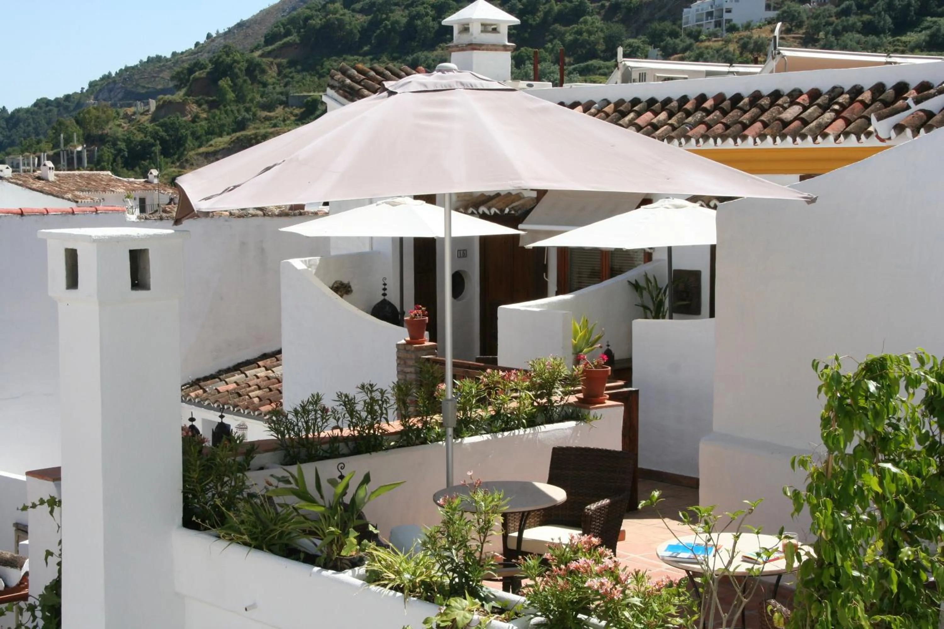 Balcony/Terrace in Boutique Hotel La Posada del Angel Ojén