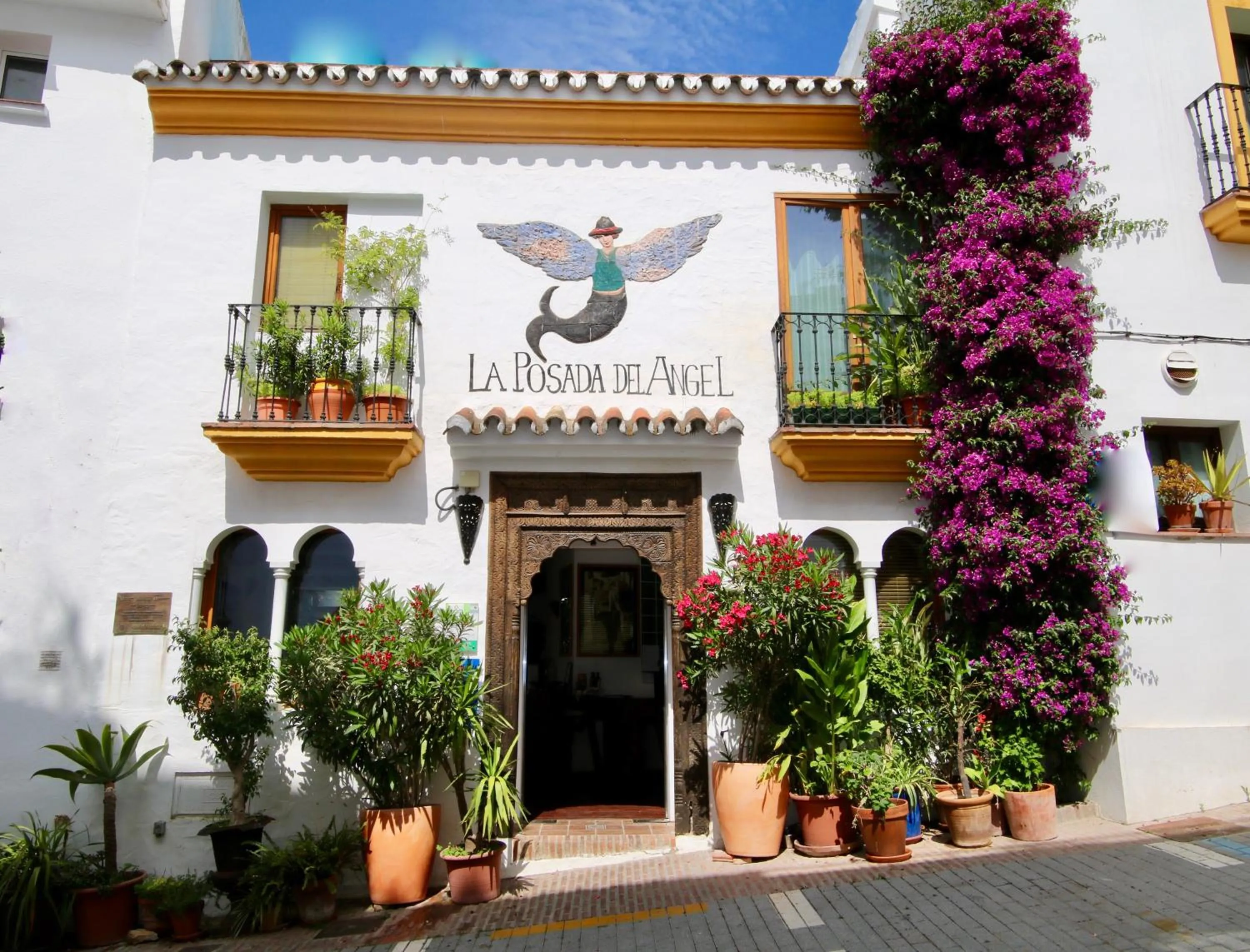 Facade/entrance in Boutique Hotel La Posada del Angel Ojén