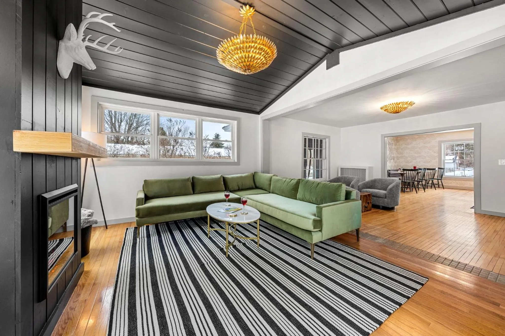 Living room in Launchpoint Lodge