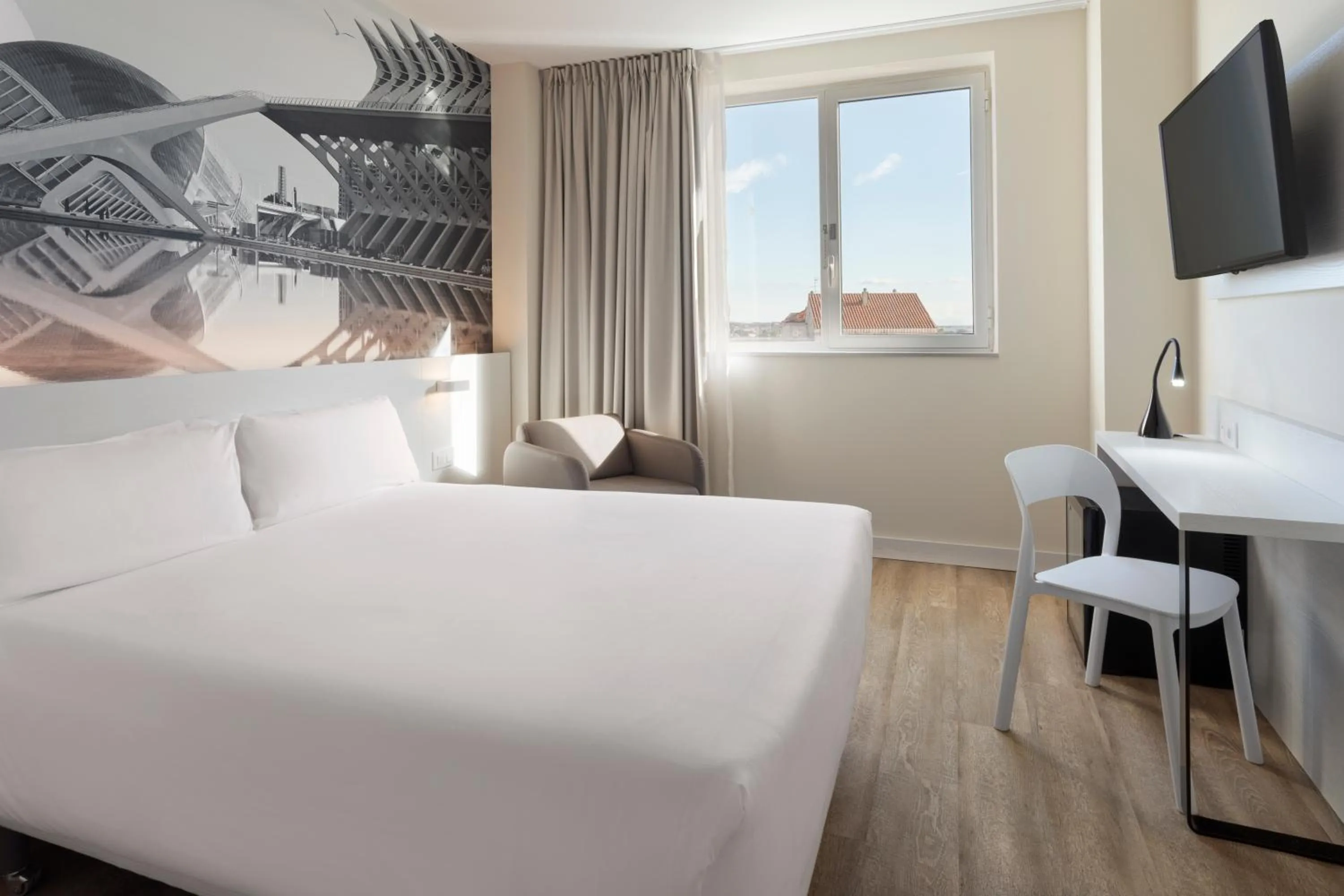 Bed in B&B HOTEL Valencia Ciudad de las Ciencias