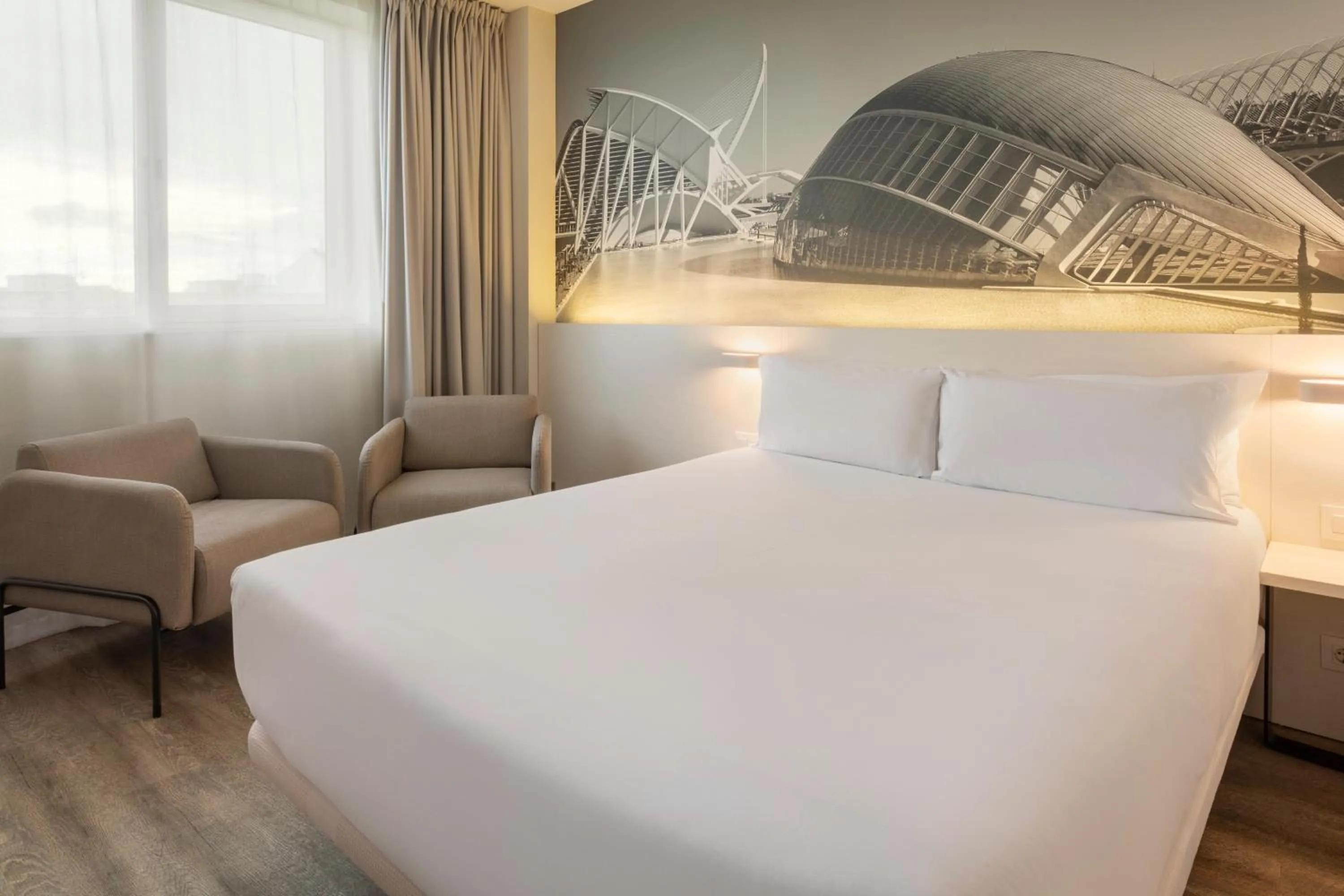 Bed in B&B HOTEL Valencia Ciudad de las Ciencias