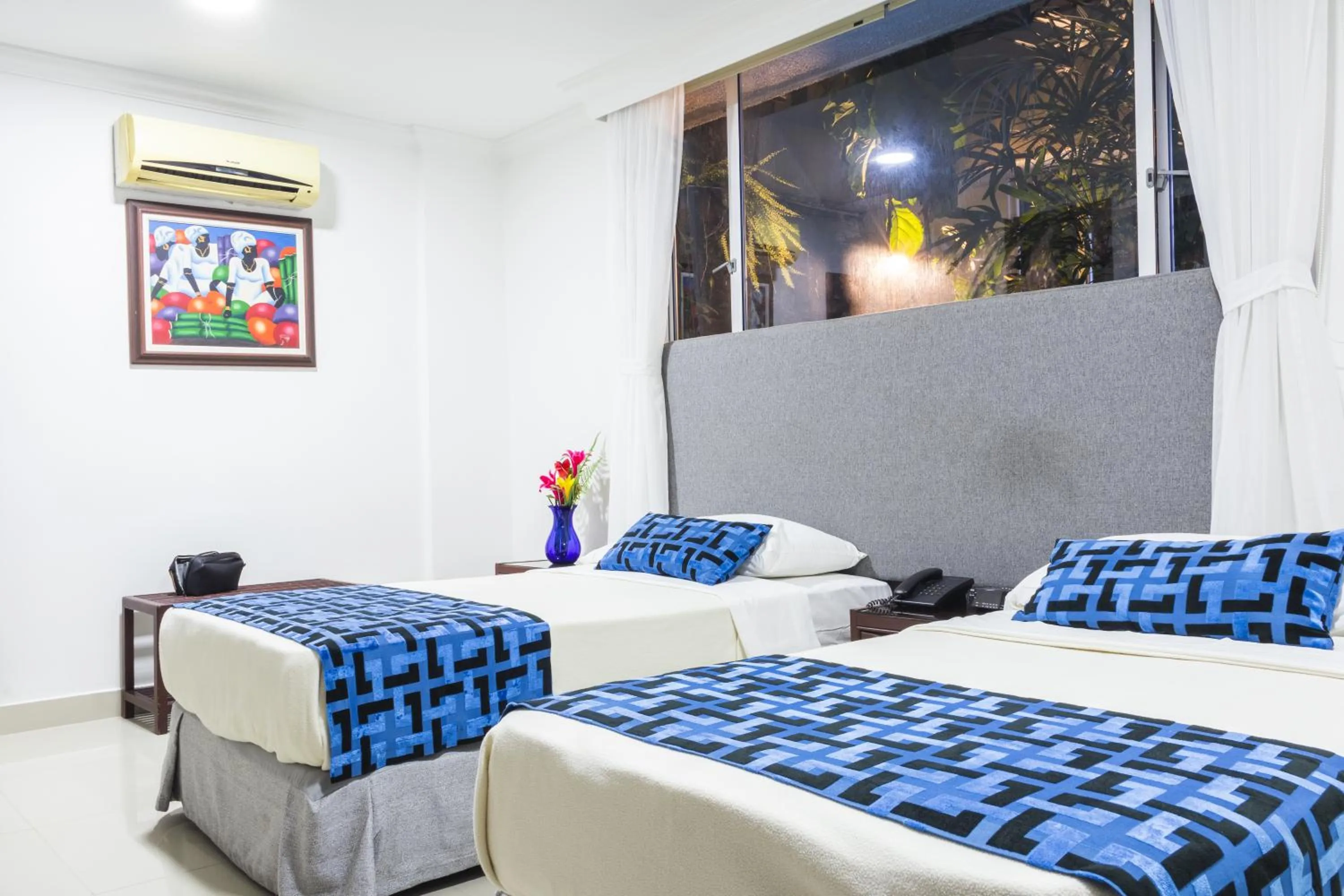 Bed in Hotel Kamani Florencia