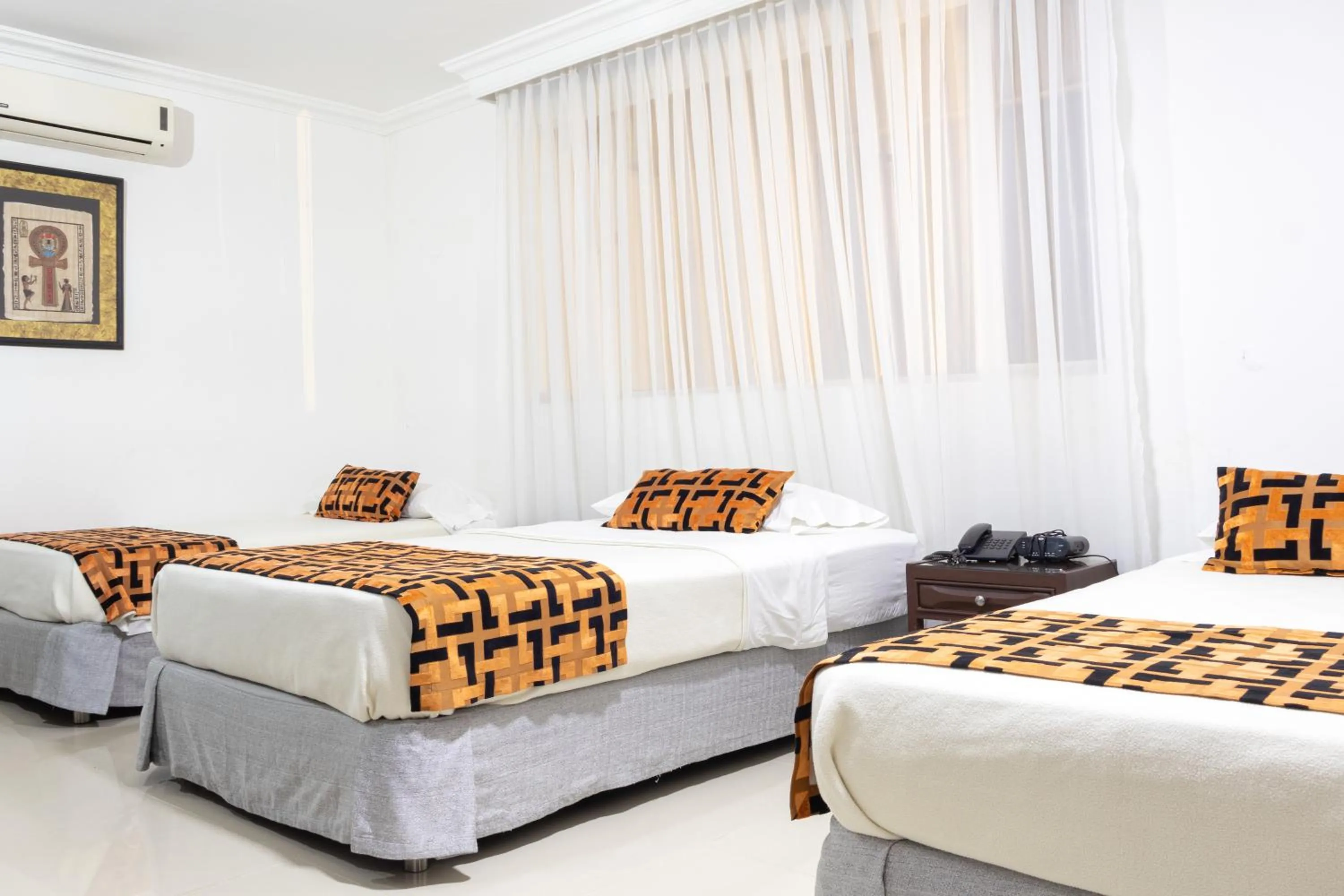 Bed in Hotel Kamani Florencia