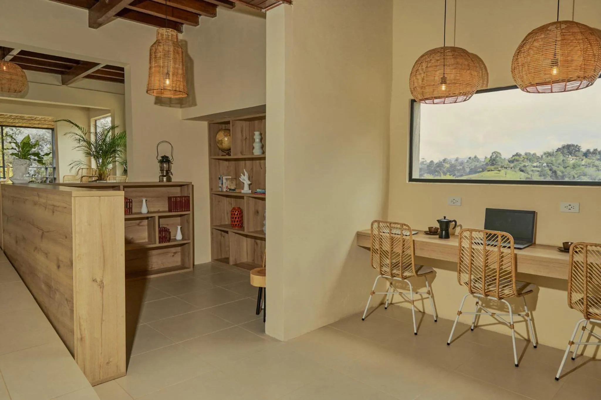 Seating area in La Pausa Hotelbistro