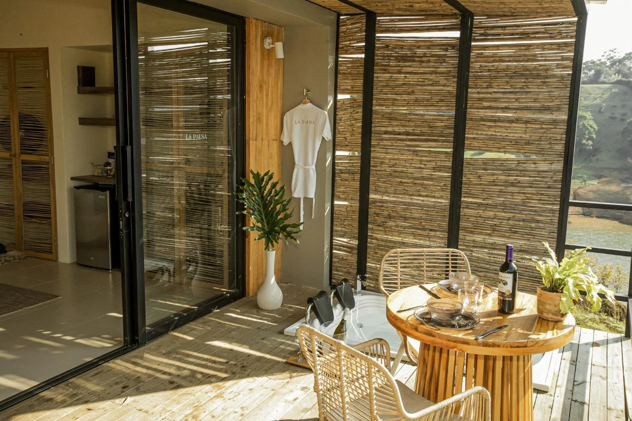 Balcony/Terrace in La Pausa Hotelbistro