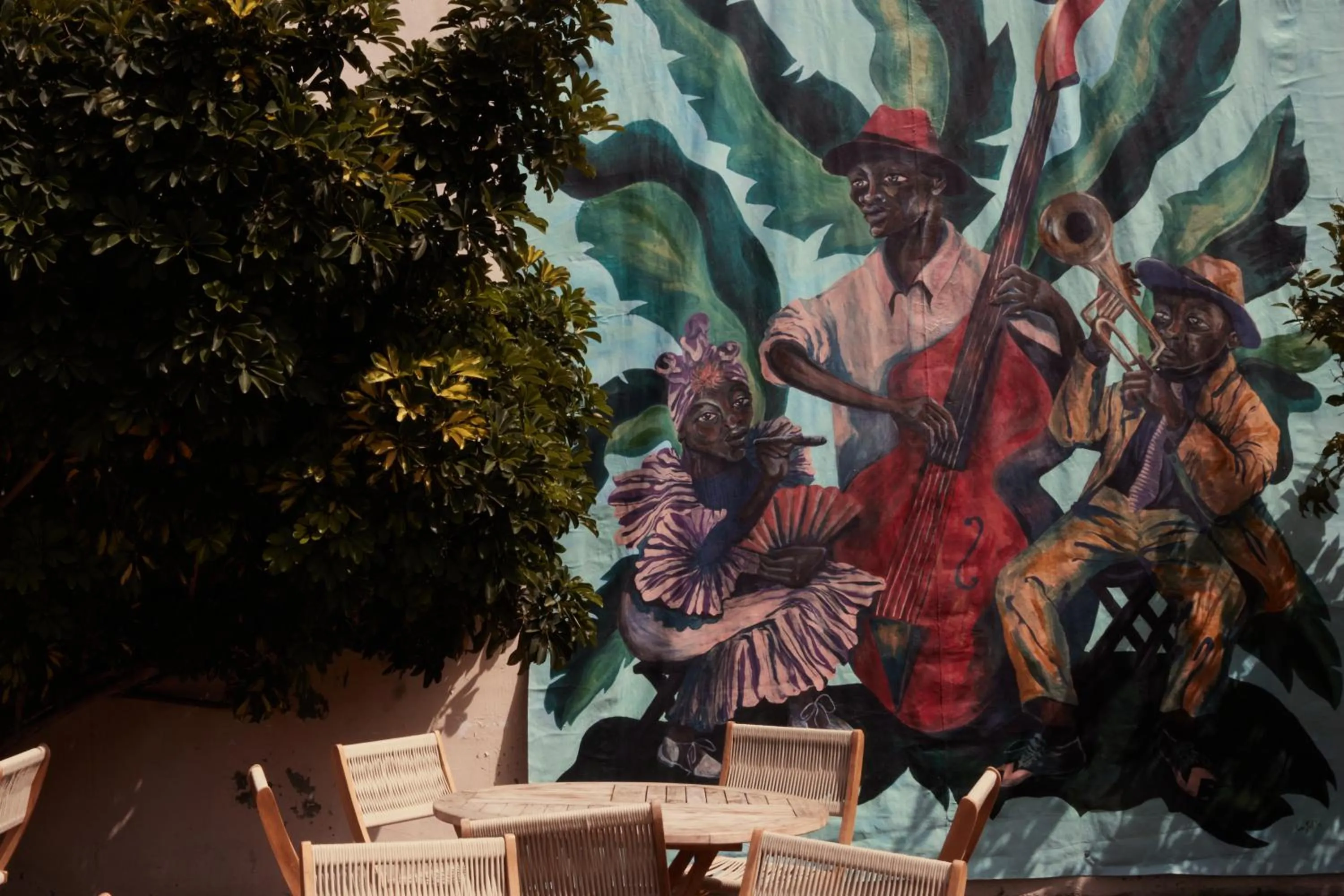 Garden in Hotel Palou 1874