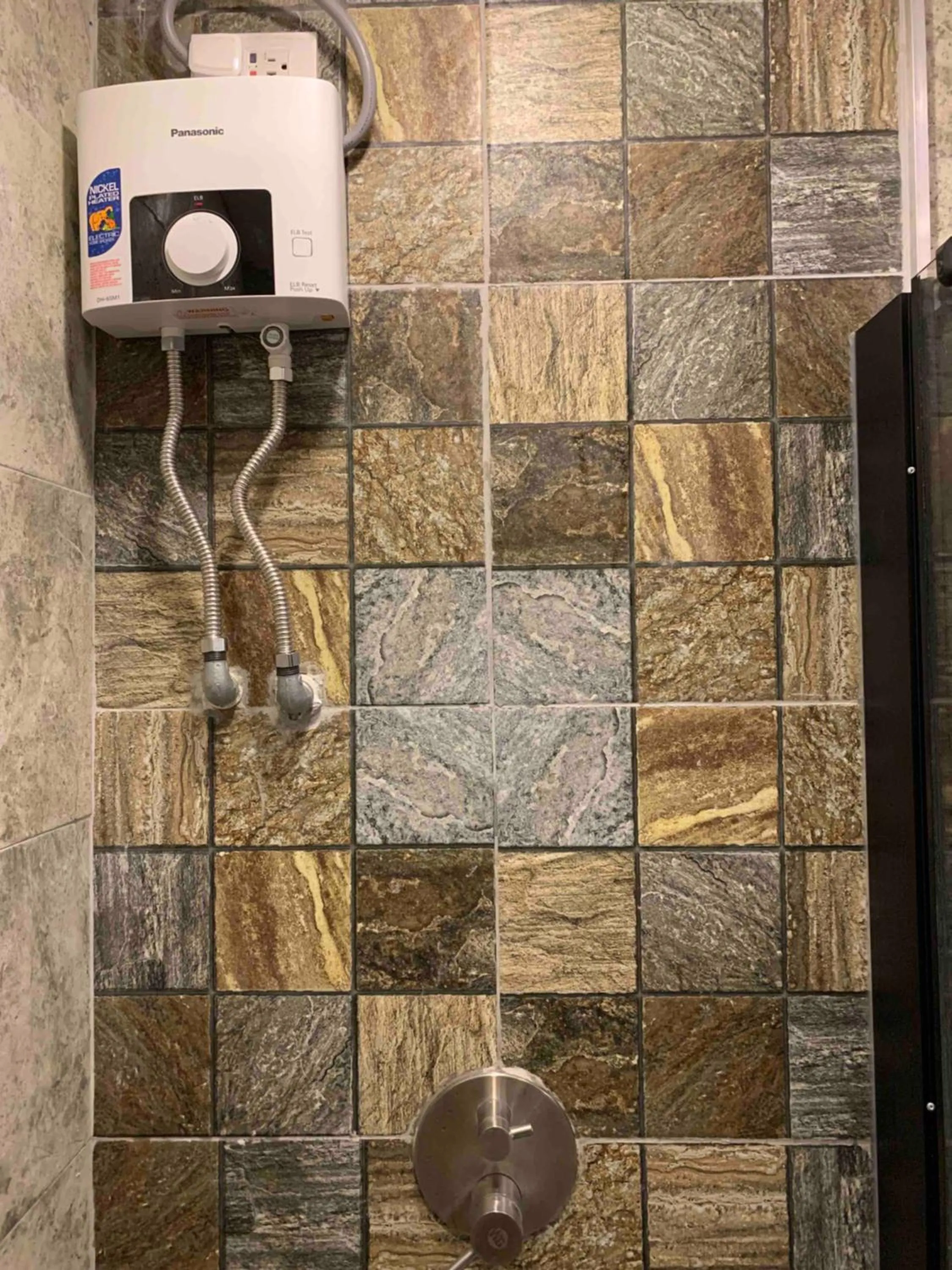 Shower in Neat and Cozy Minimalist Studio