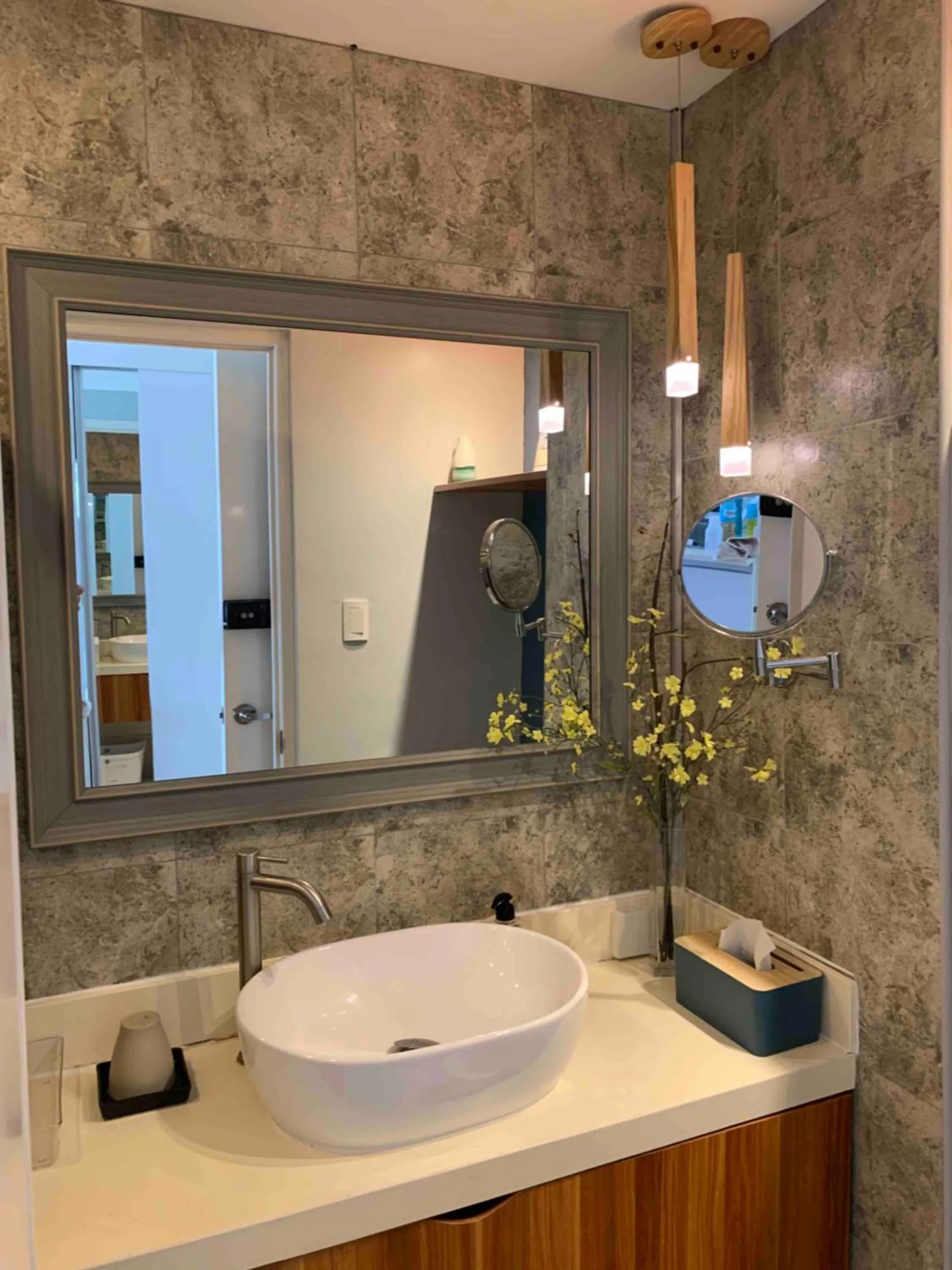 Bathroom in Neat and Cozy Minimalist Studio