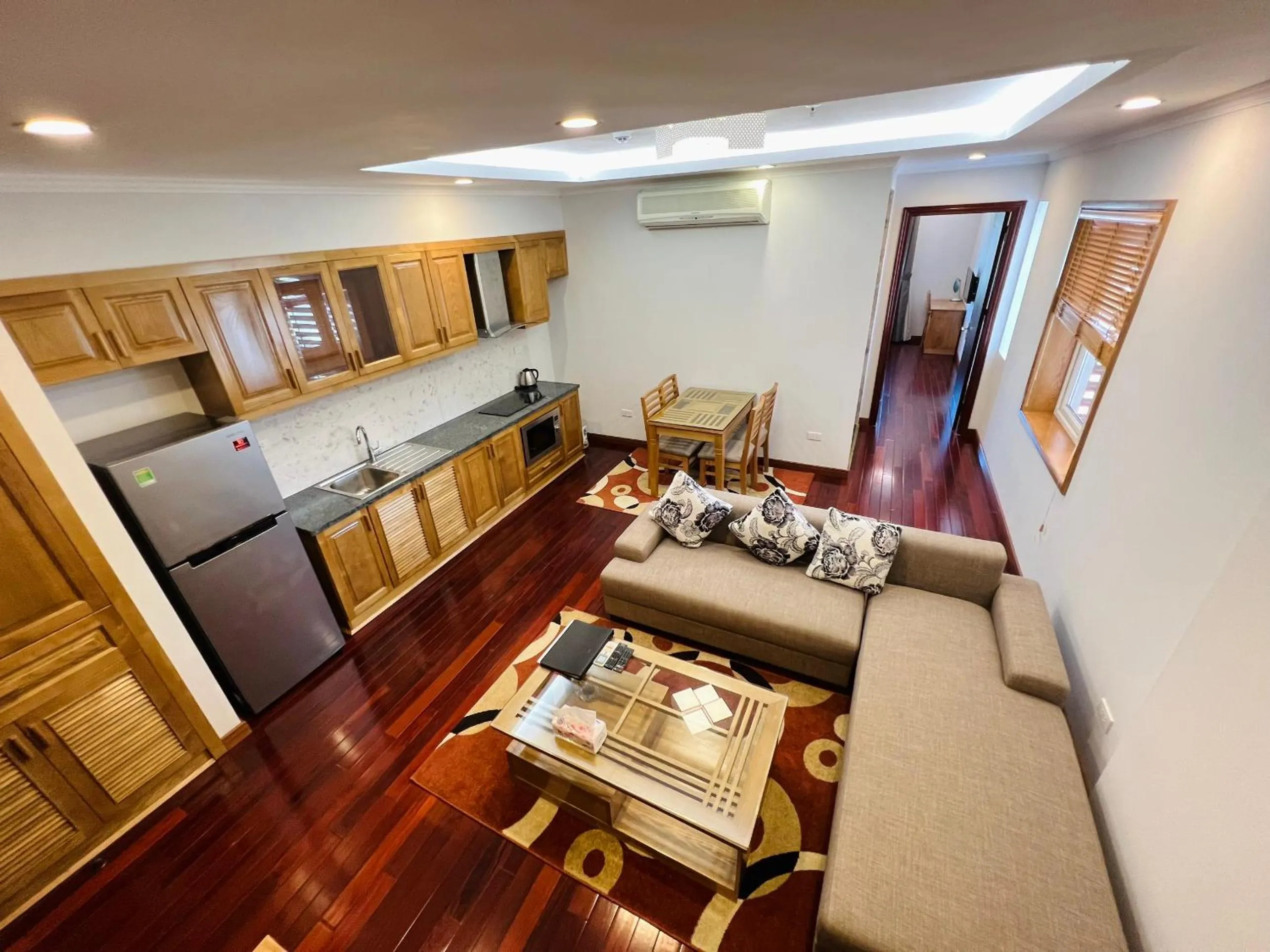 Living room in HANA Stay Riverside