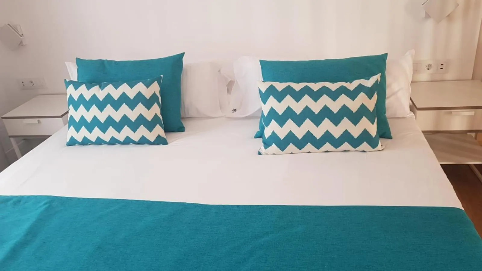 Bed in Bungalows Castillo Beach