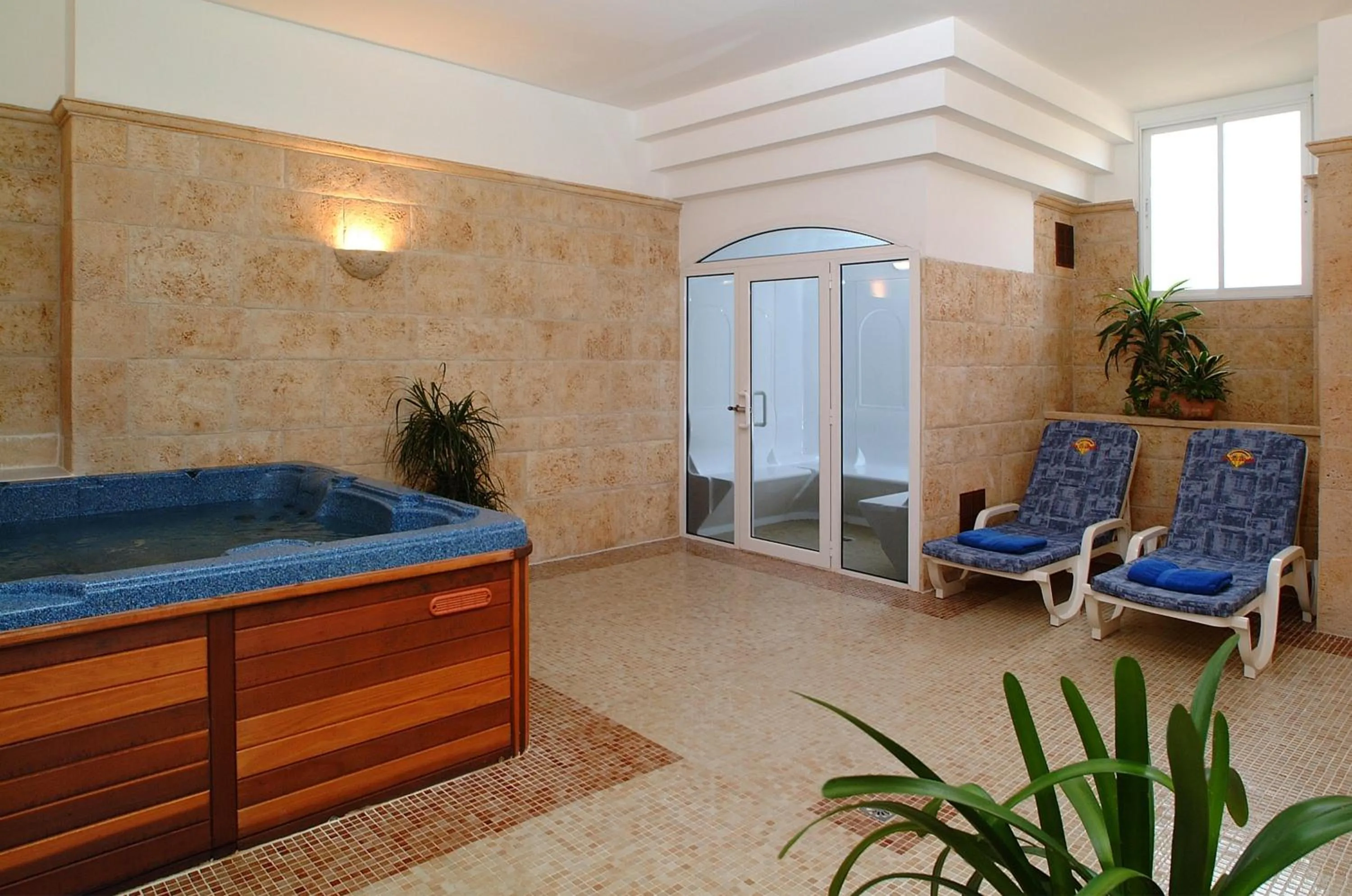 Sauna in Aparthotel Isla de Cabrera