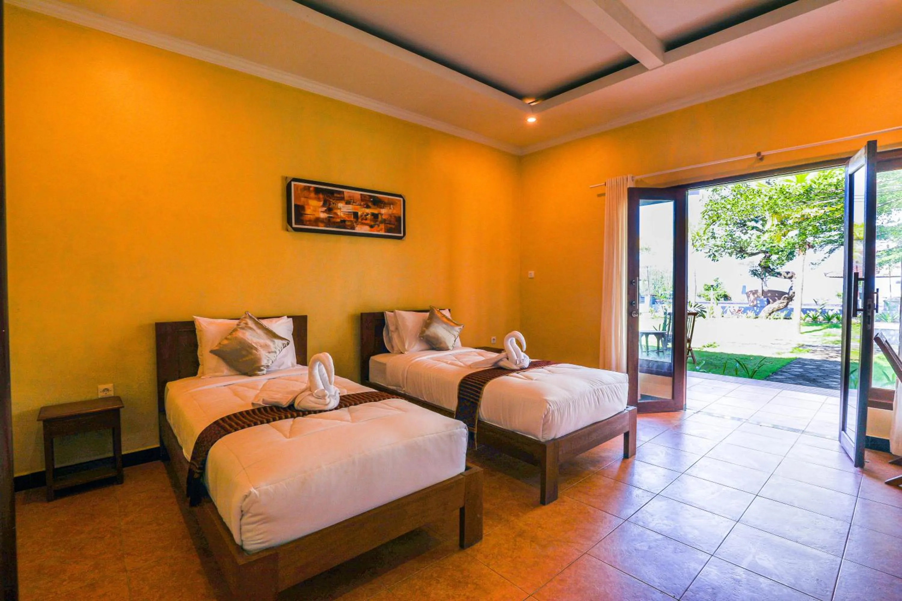 Bed in Grand Ball Beach Garden